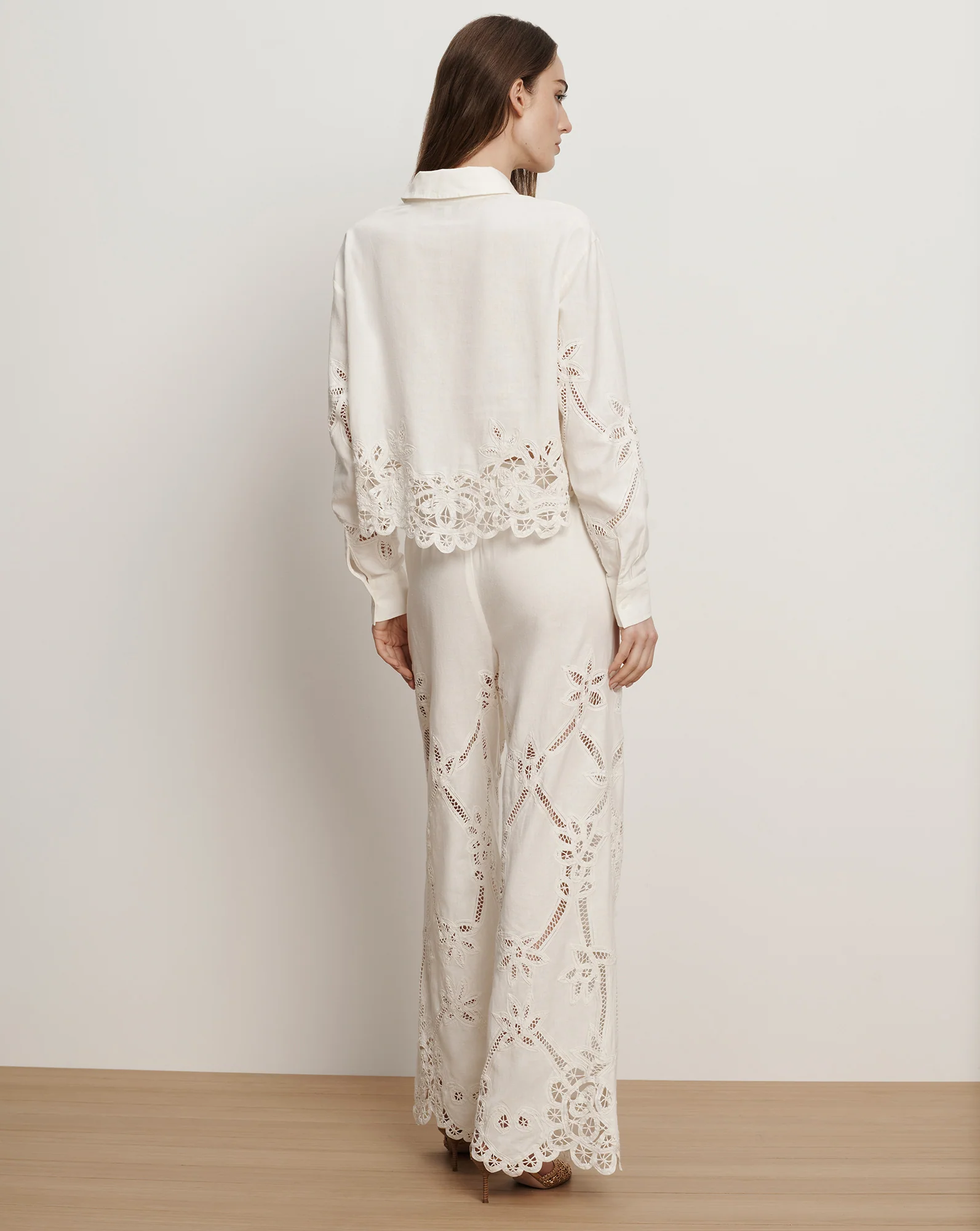 Aderes Eyelet Button-Down Shirt - Image 4