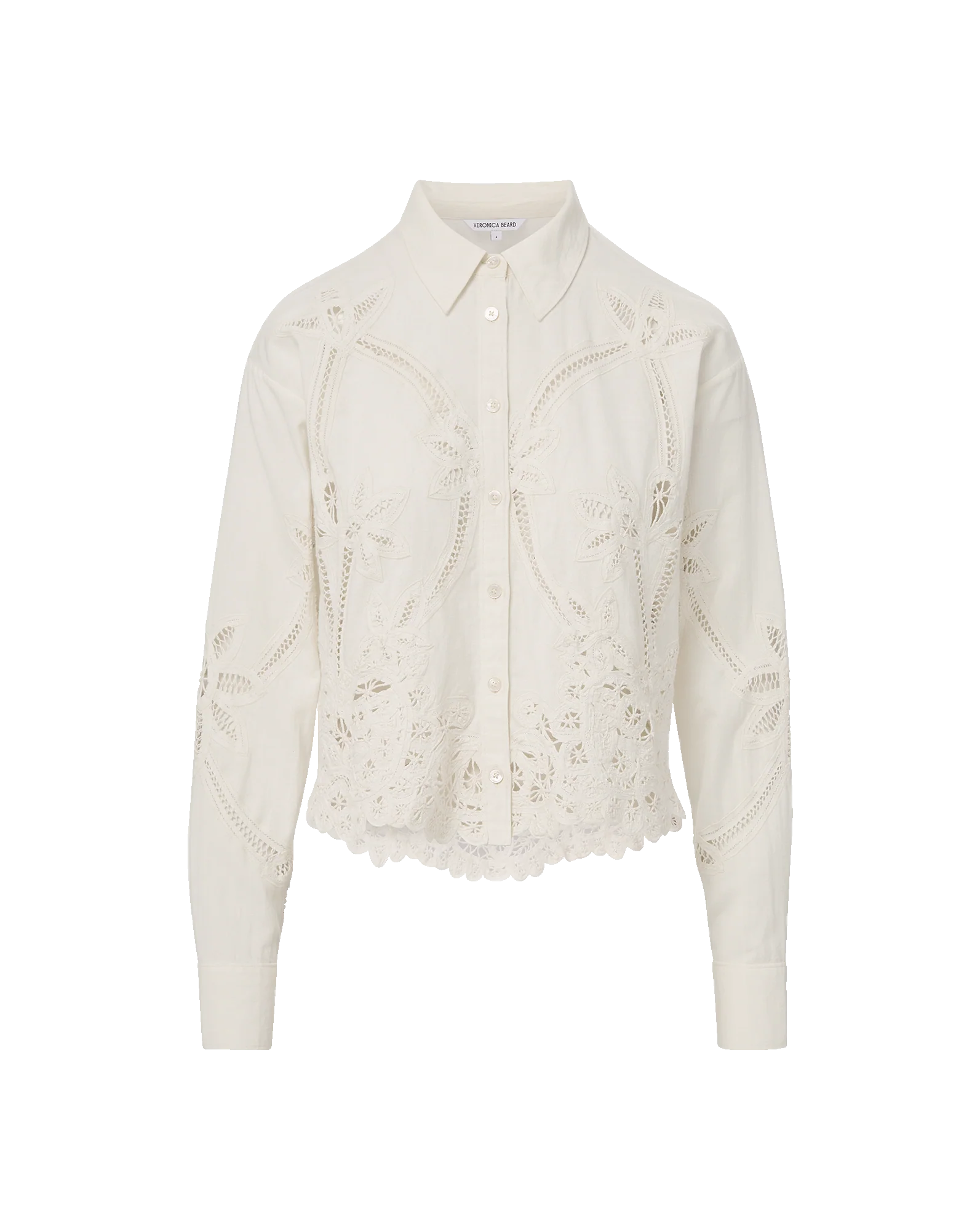 Aderes Eyelet Button-Down Shirt - Image 5
