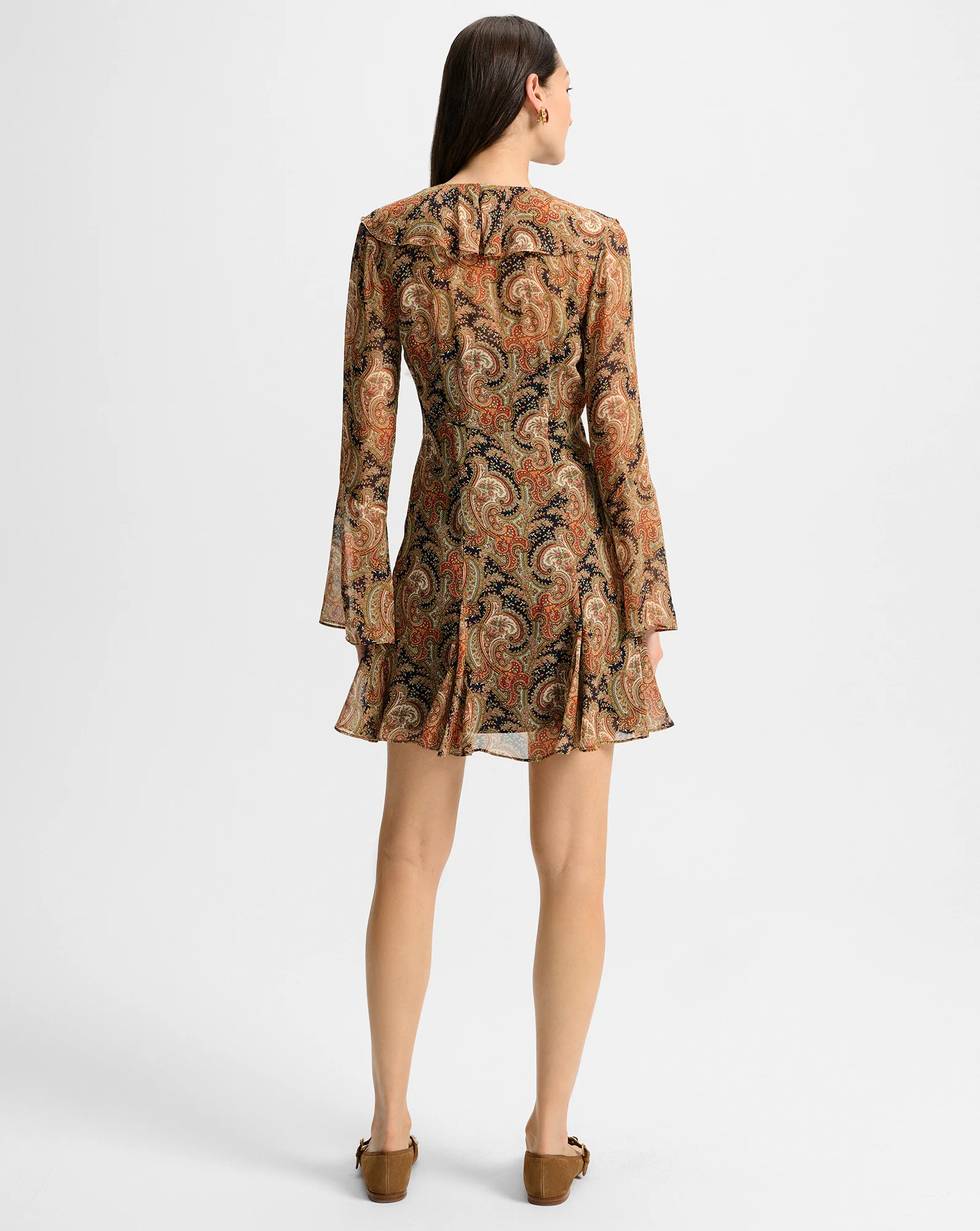 Adrienne Silk Mini Dress - Image 5