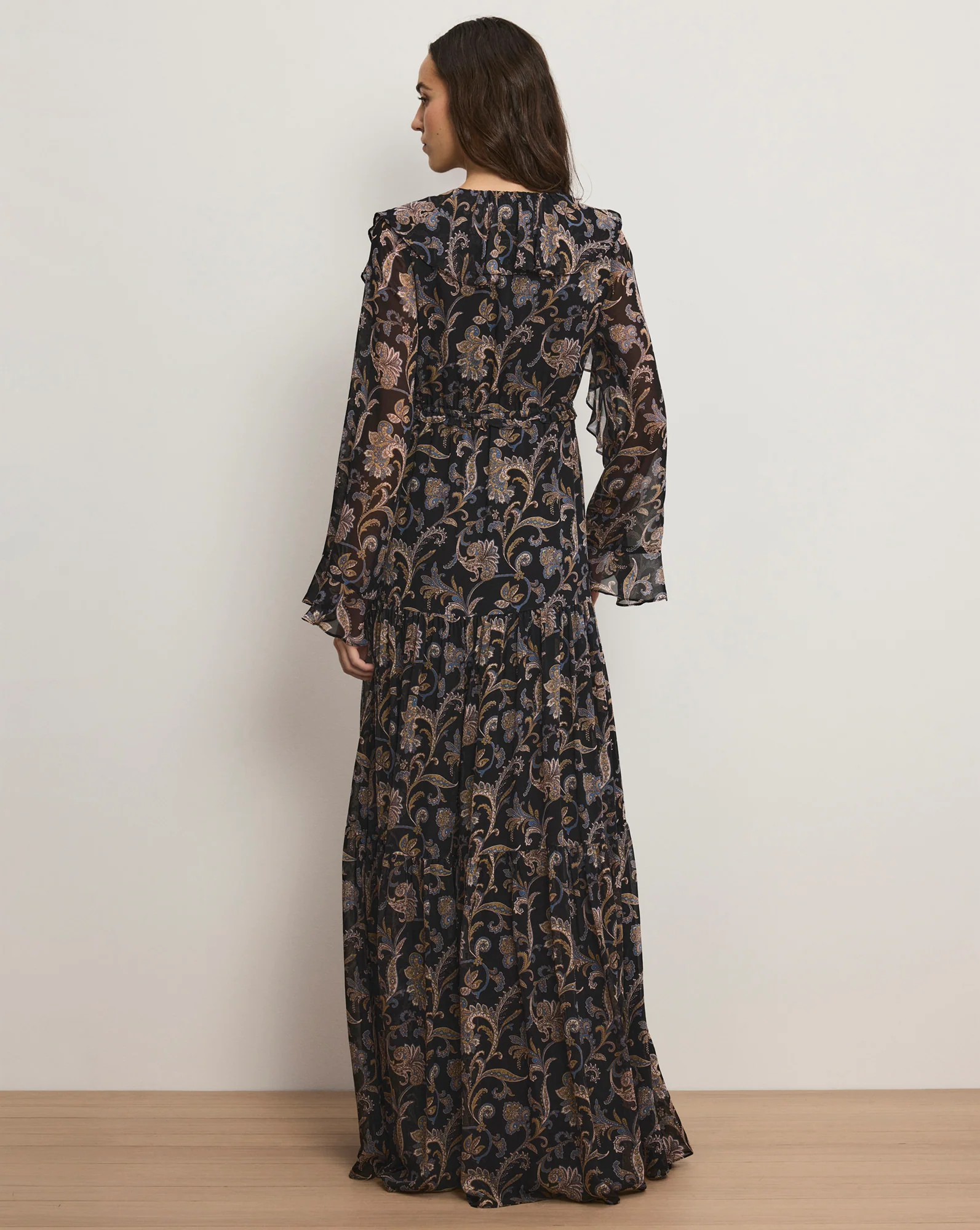 Akara Silk Maxi Dress - Image 4