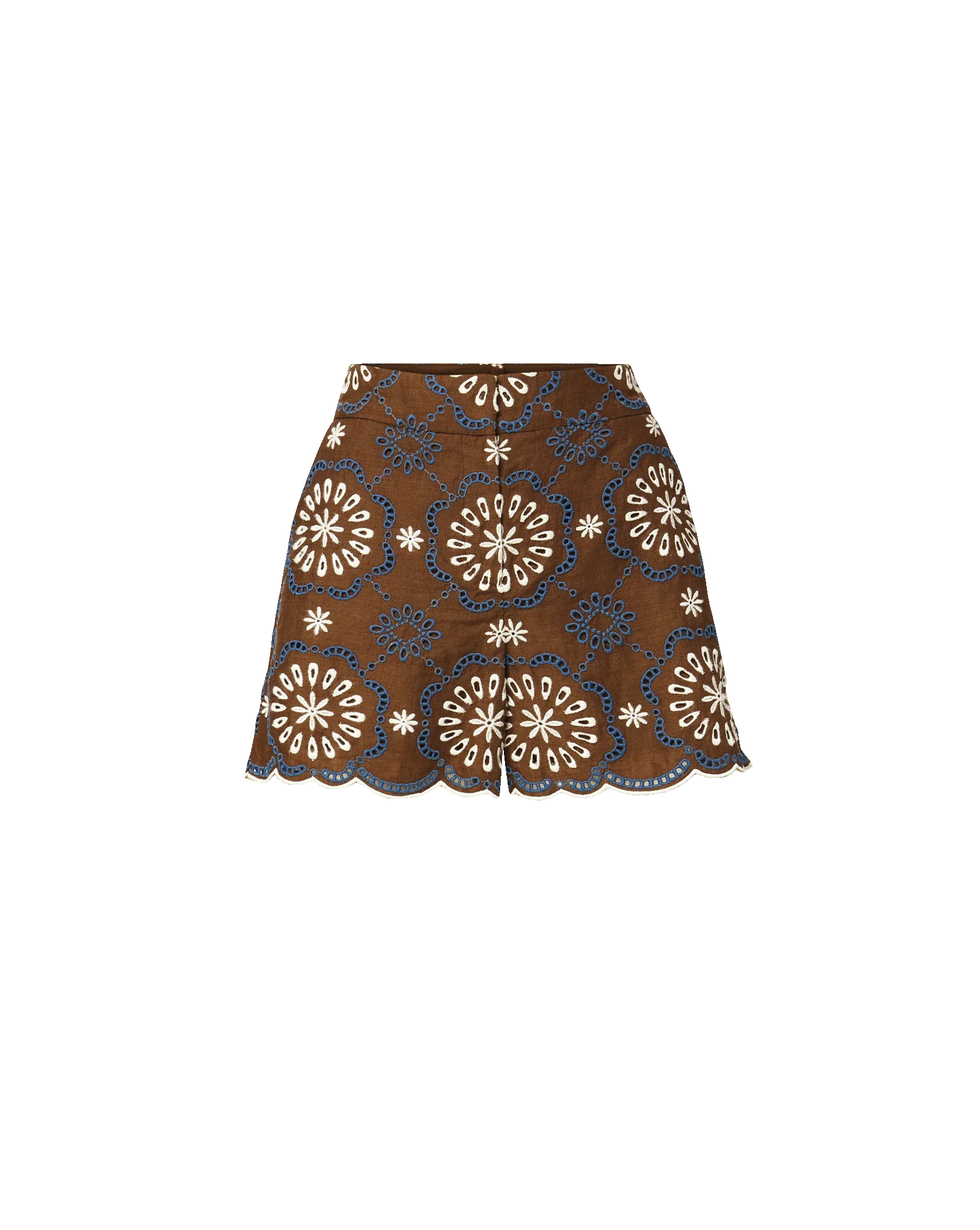 Allen Linen Eyelet Short - Image 8