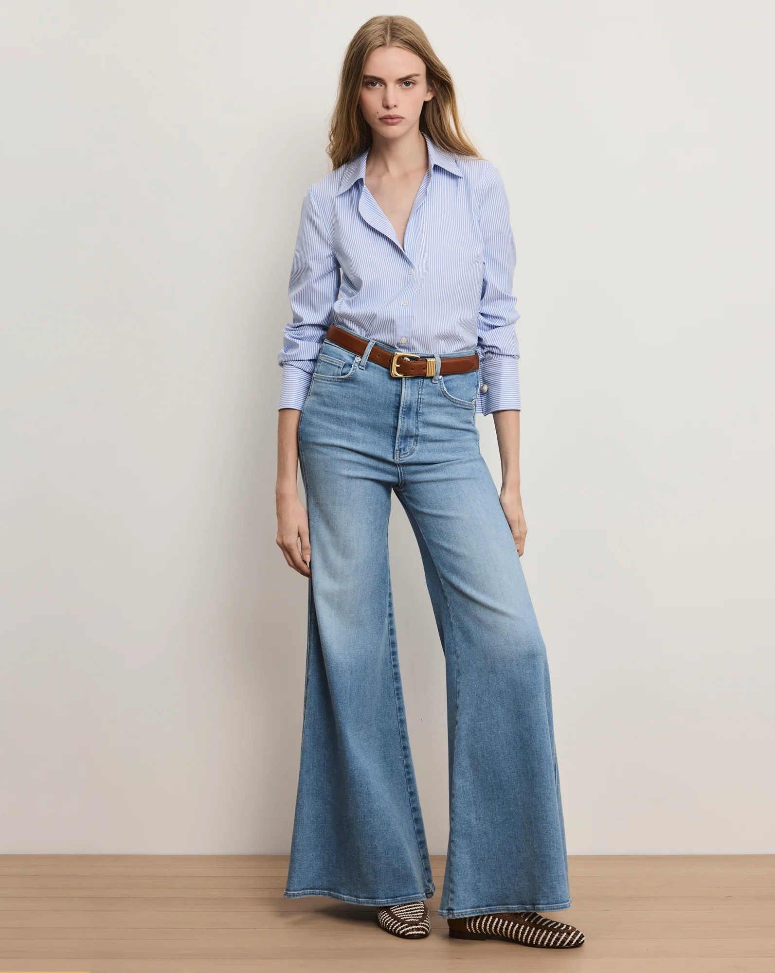 Amelia Striped Button-Down Shirt - Image 2
