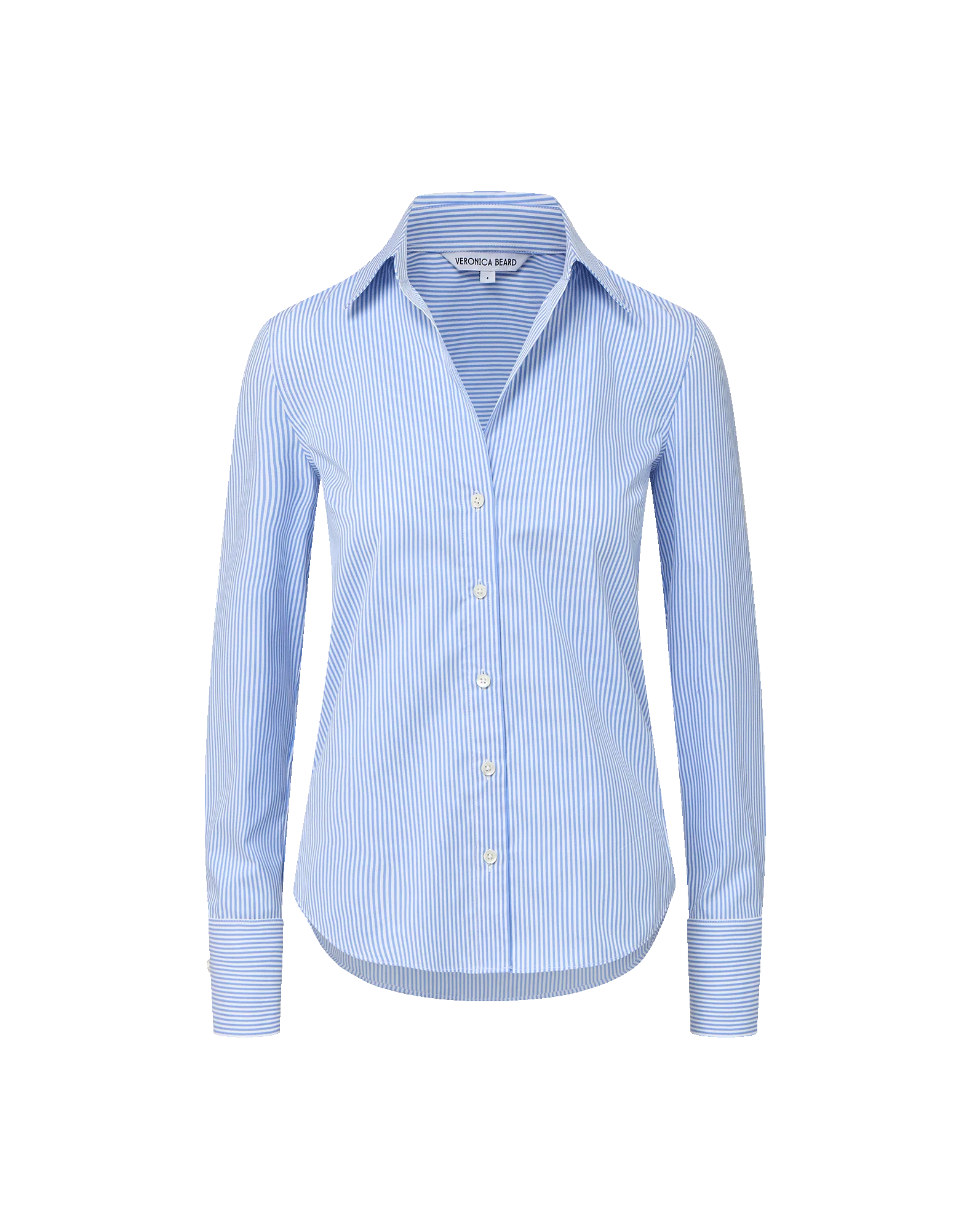 Amelia Striped Button-Down Shirt - Image 6