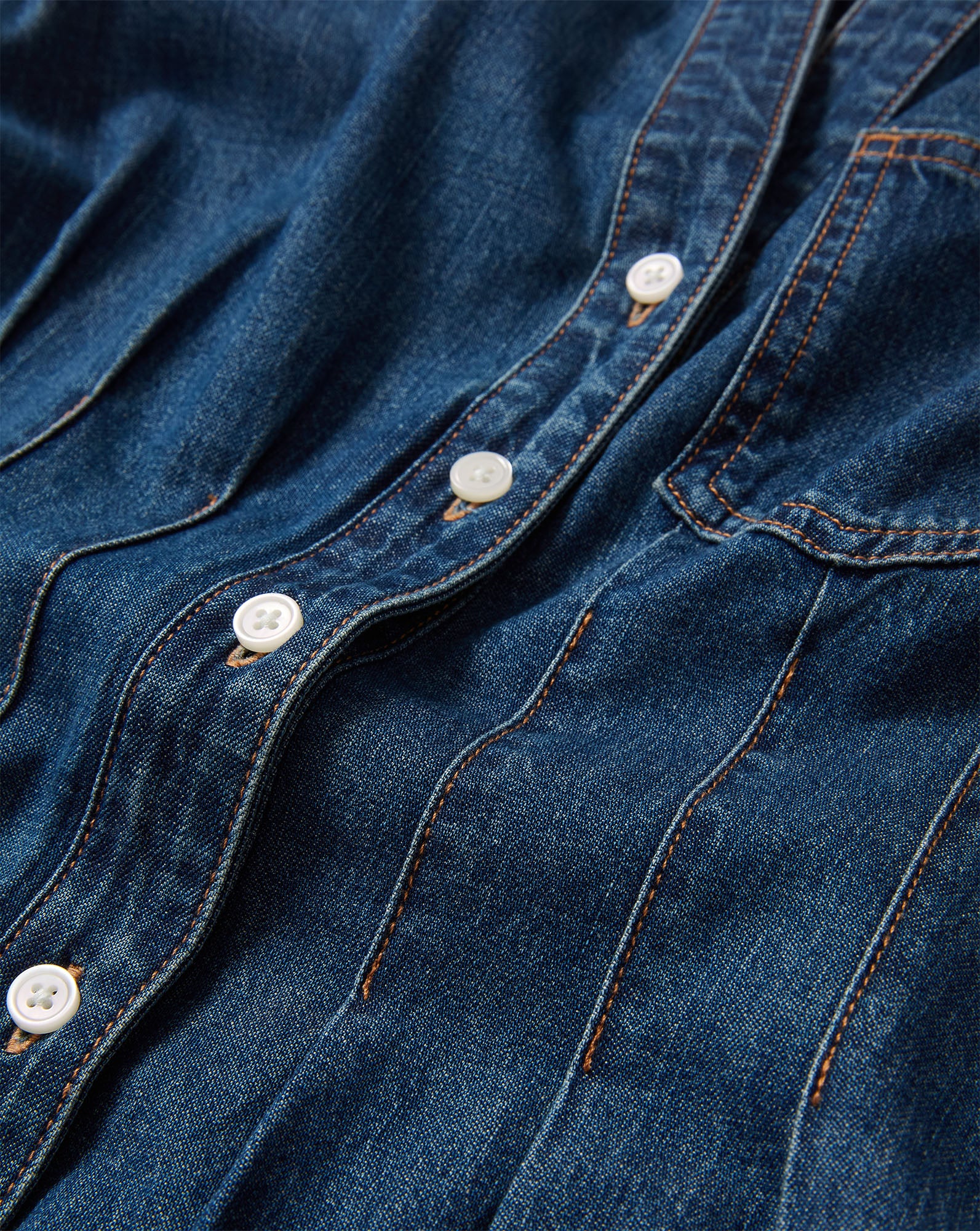 Arcadia Denim Shirtdress - Image 3