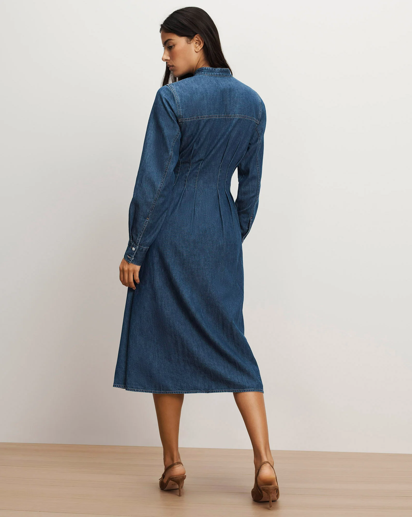 Arcadia Denim Shirtdress - Image 4