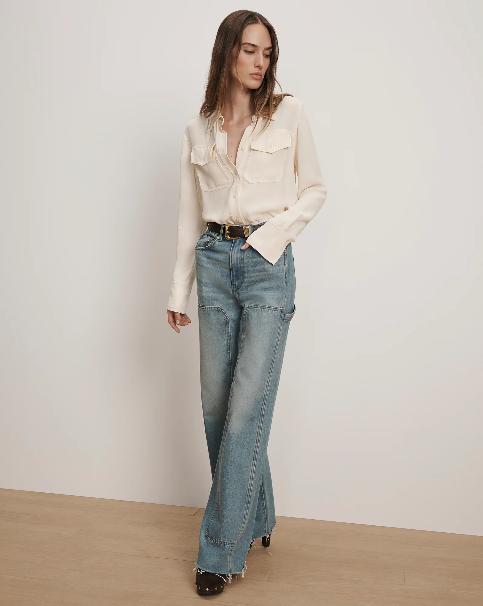 Arch Embellished Leather Belt - Image 4