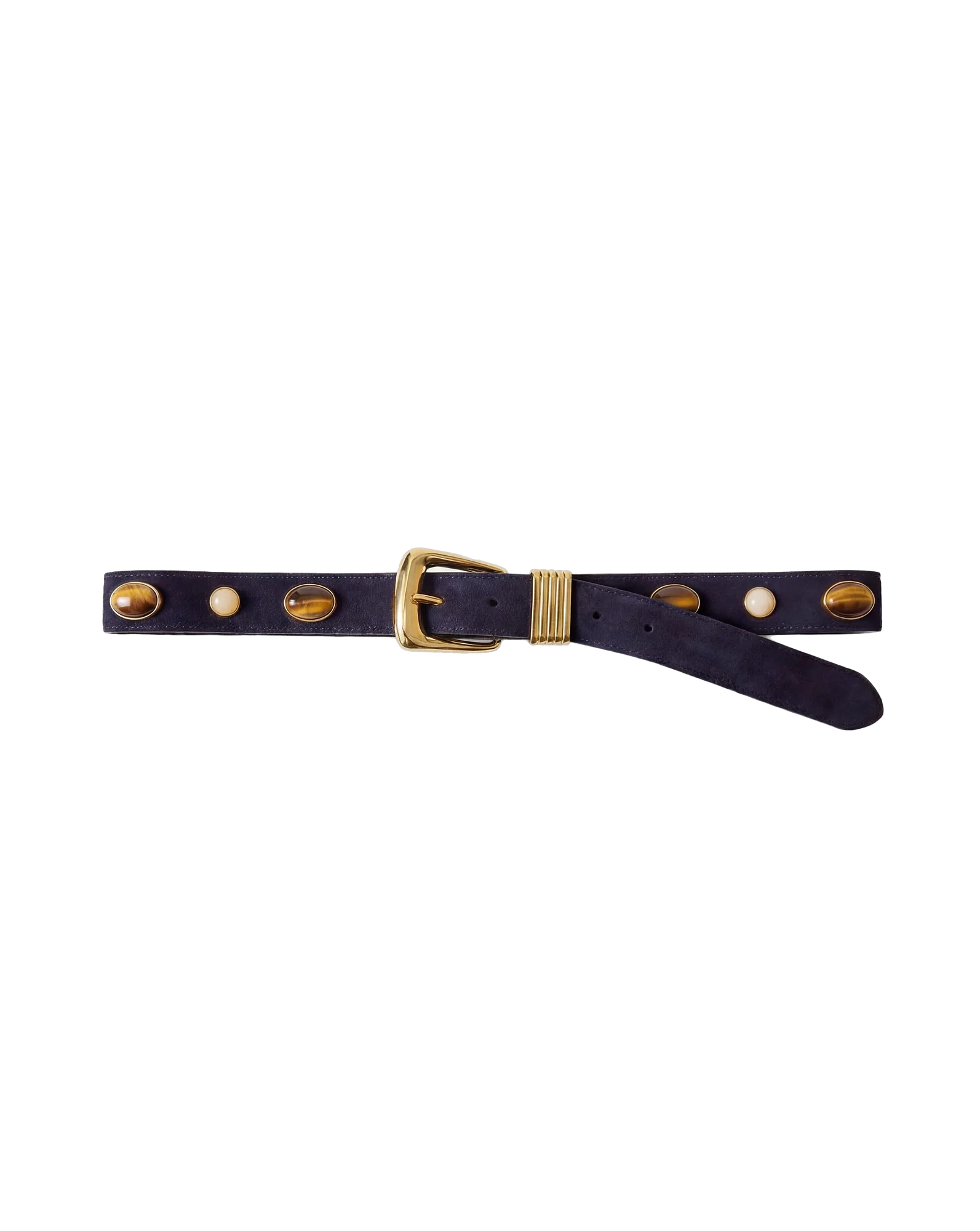 Arch Embellished Suede Belt - Image 4