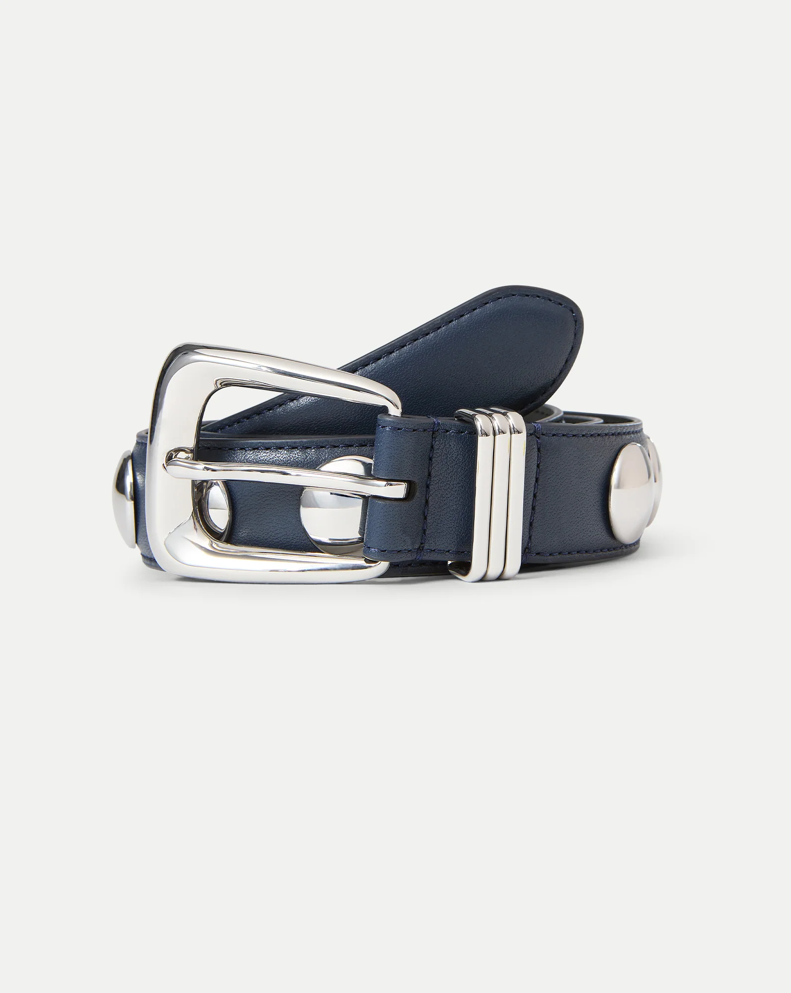 Arch Studded Leather Belt - Image 3