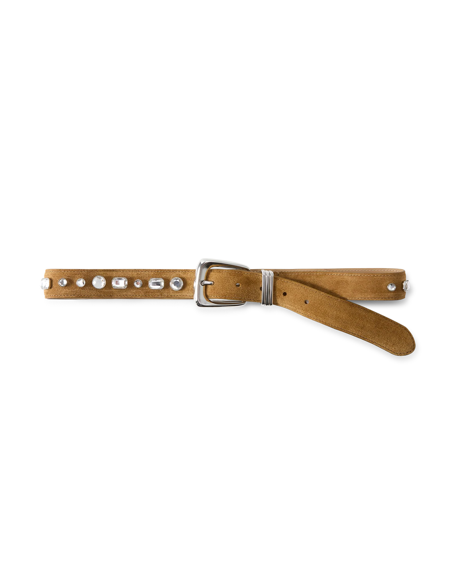 Arch Suede Embellished Belt - Image 5