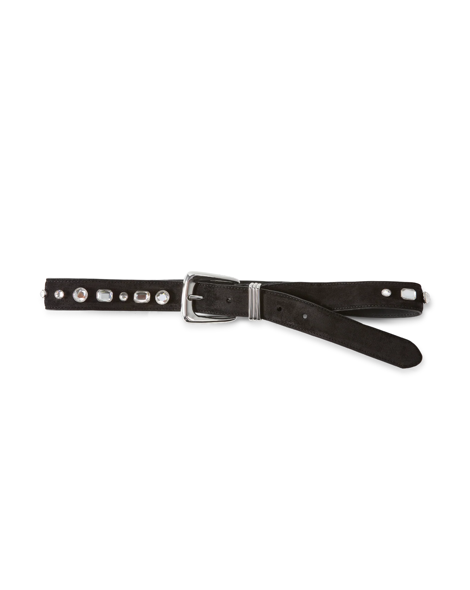 Arch Suede Embellished Belt - Image 5
