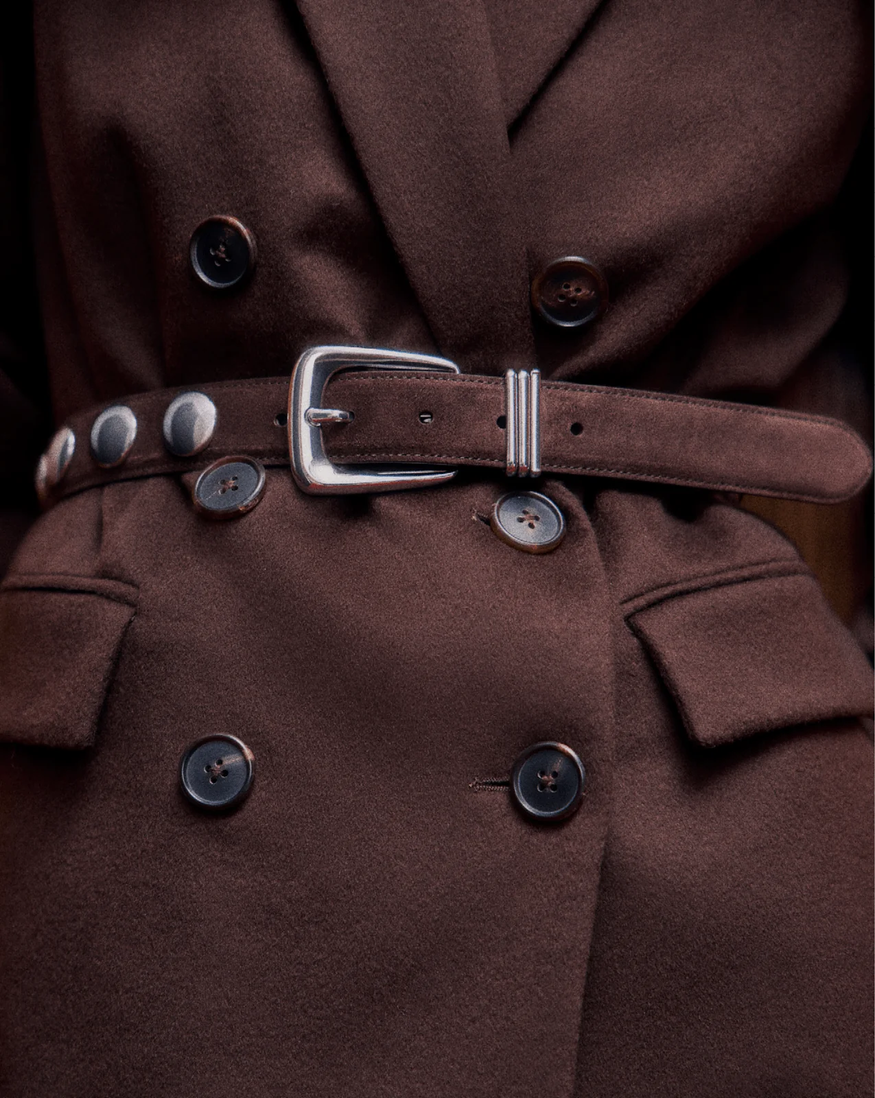 Arch Suede Studded Belt - Image 5