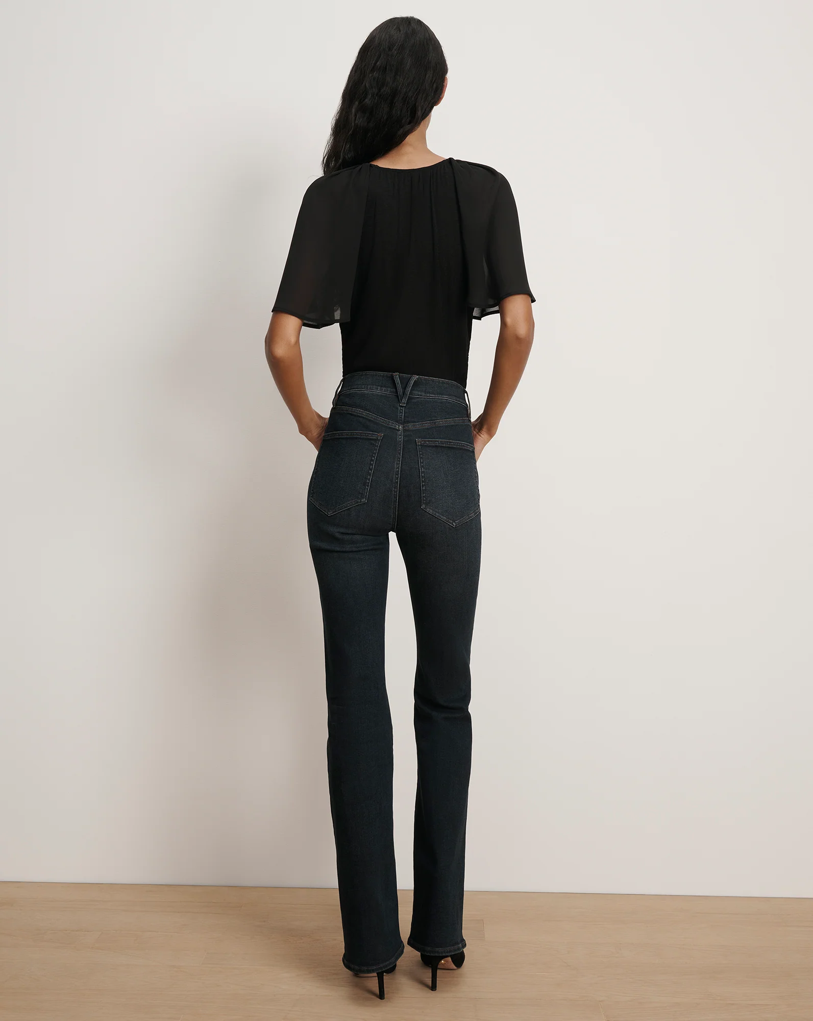Arisa Chiffon-Sleeve T-Shirt - Image 4
