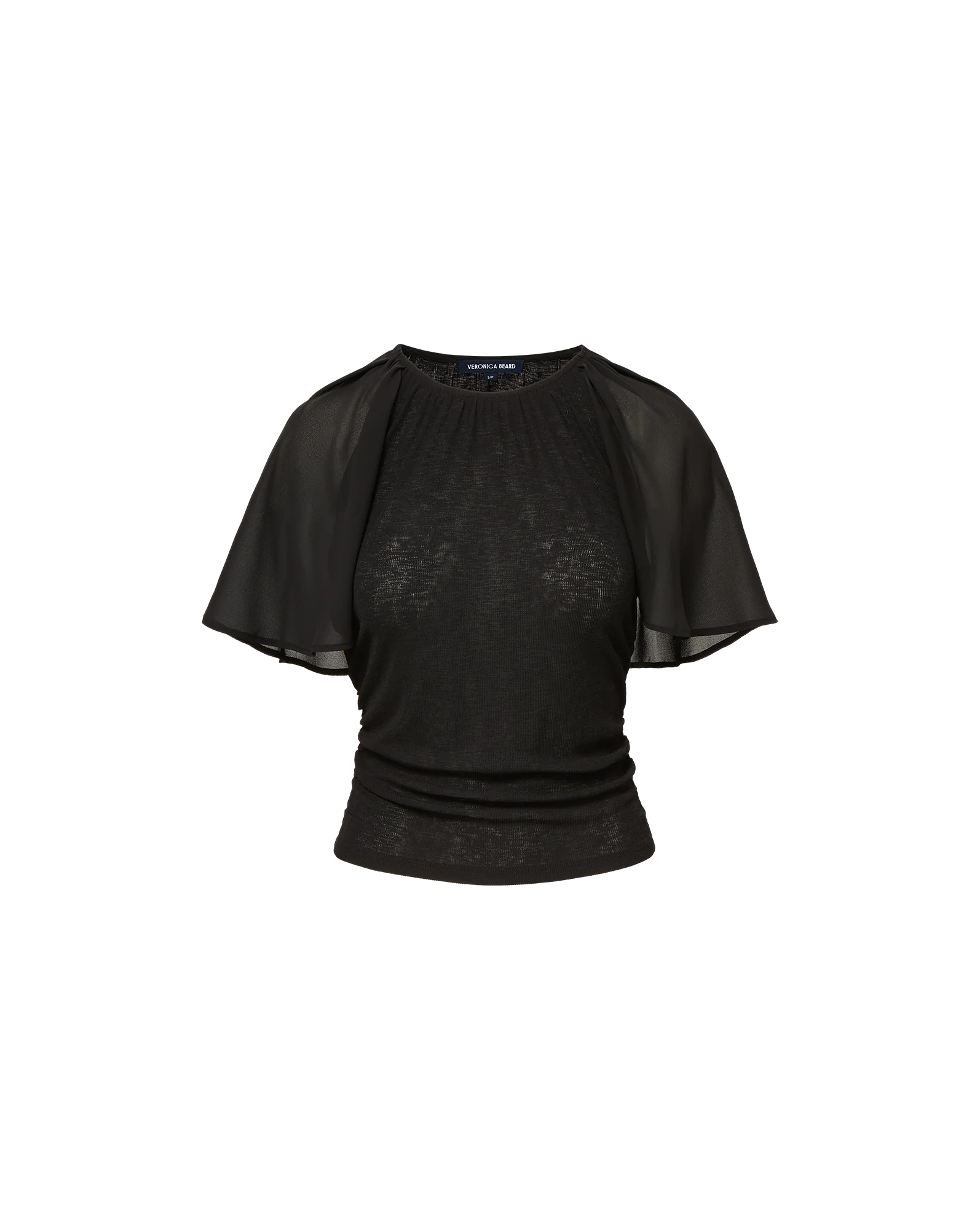 Arisa Chiffon-Sleeve T-Shirt - Image 5