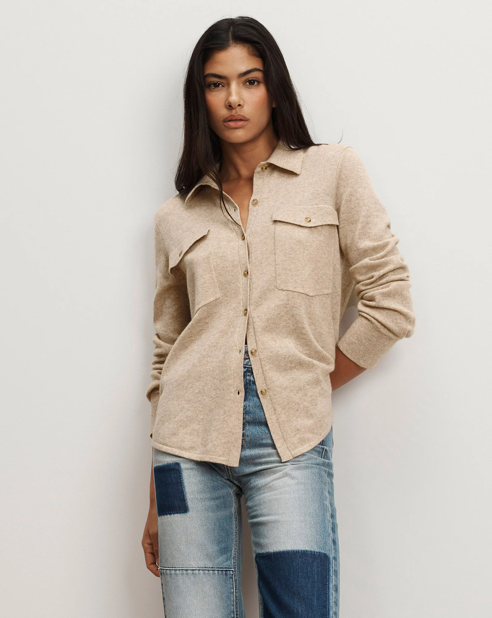 Ayton Wool-Cashmere Knit Top