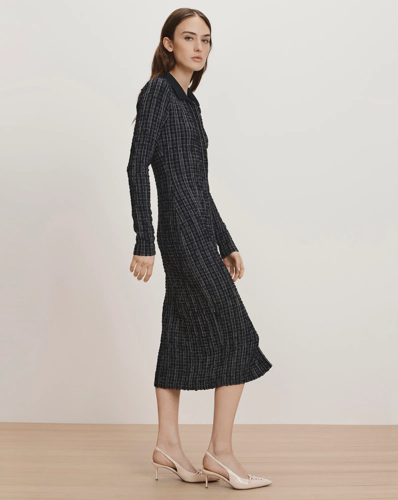 Barrett Plaid Midi Dress - Image 2