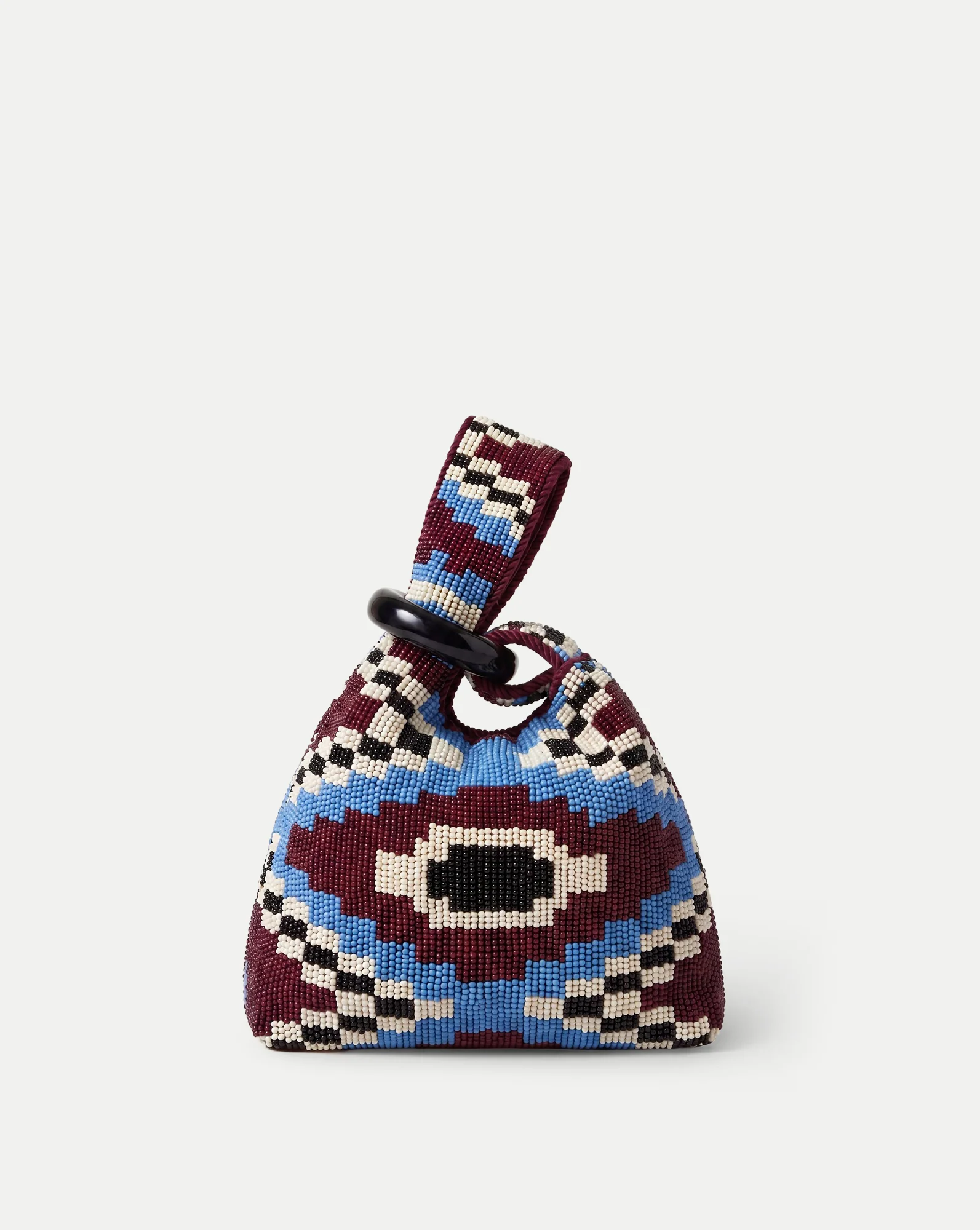 Beaded Veronica Beard Swing Clutch