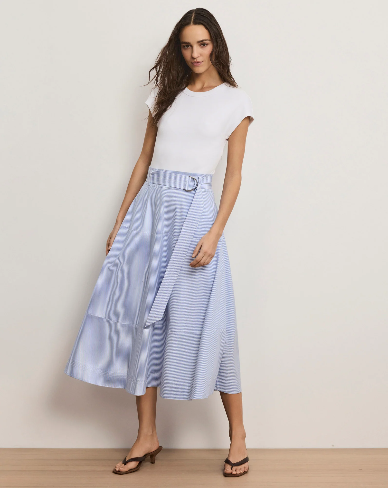 Belmar Mixed-Media Midi Dress - Image 2