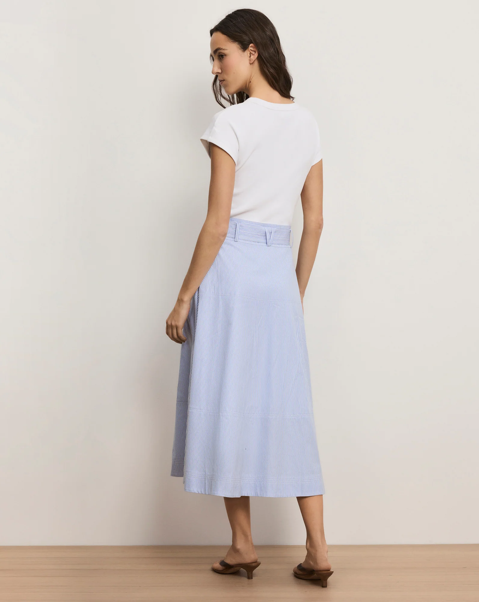 Belmar Mixed-Media Midi Dress - Image 5