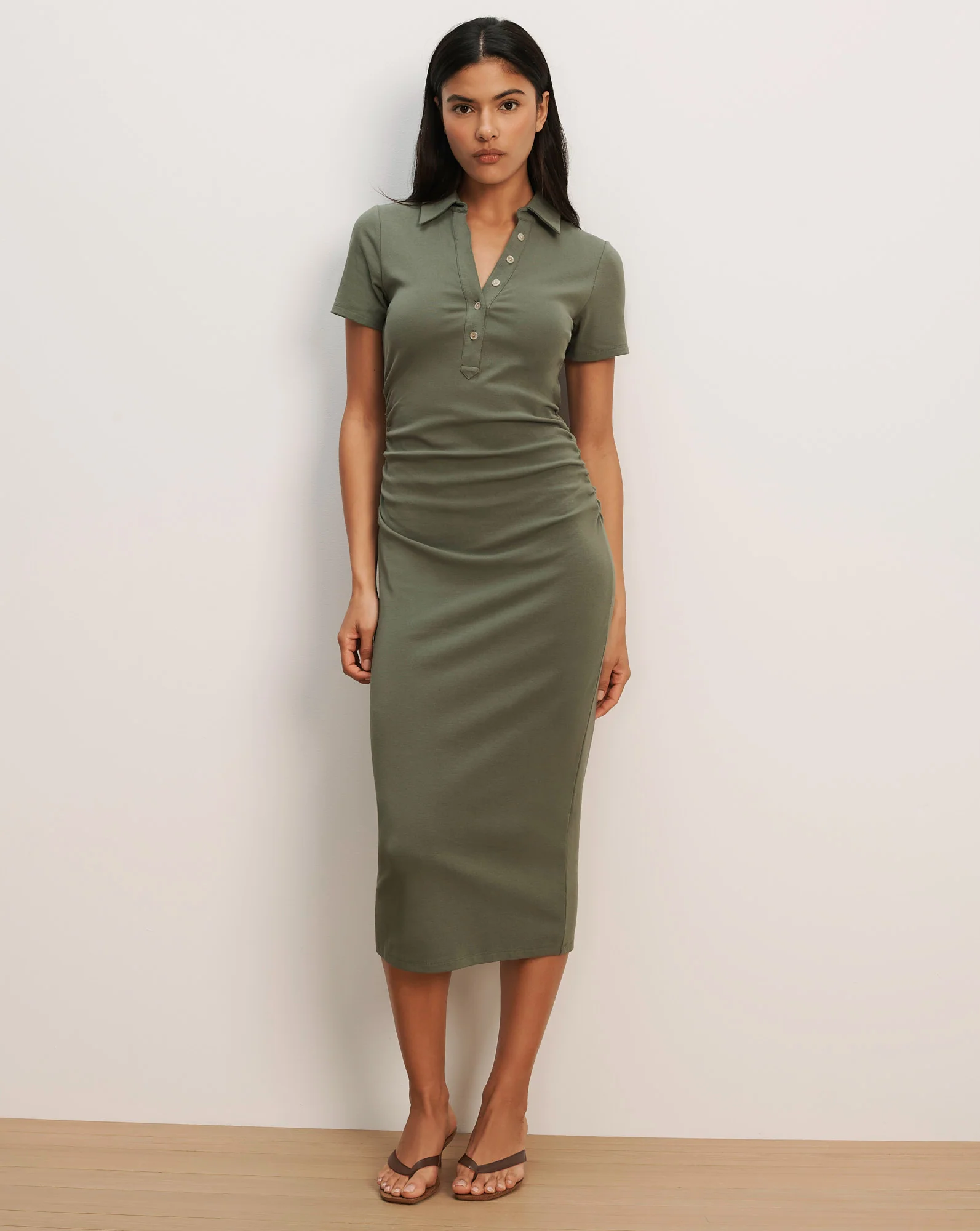 Besser Polo Midi Dress