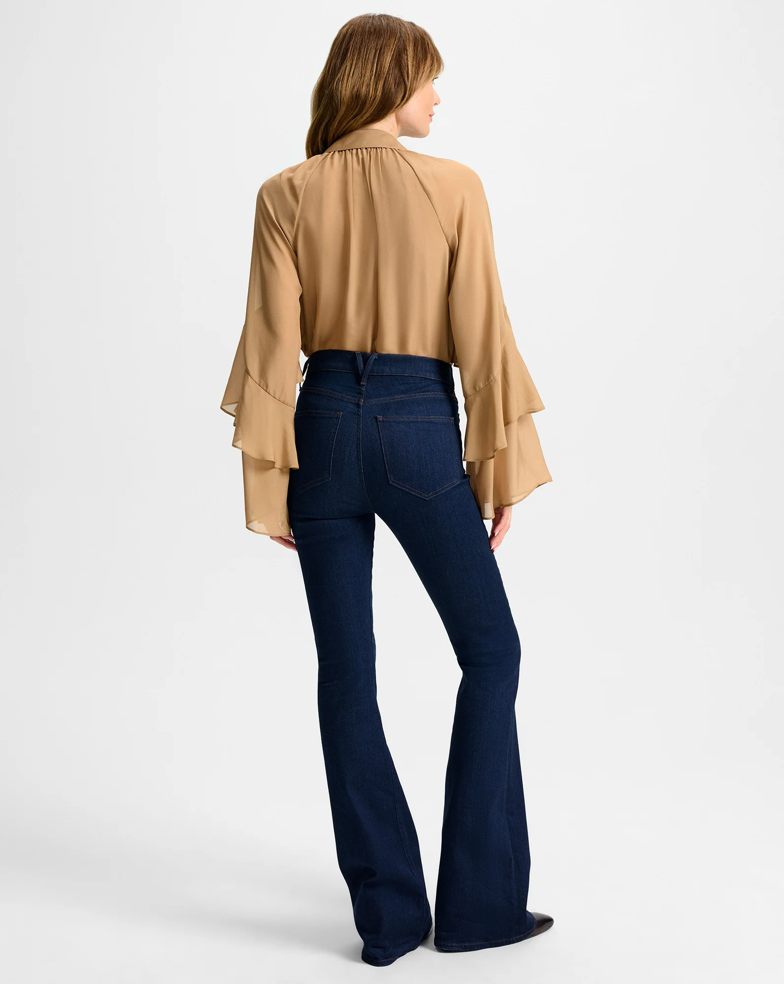 Beverly Chain-Pocket Skinny-Flare Jean - Image 5