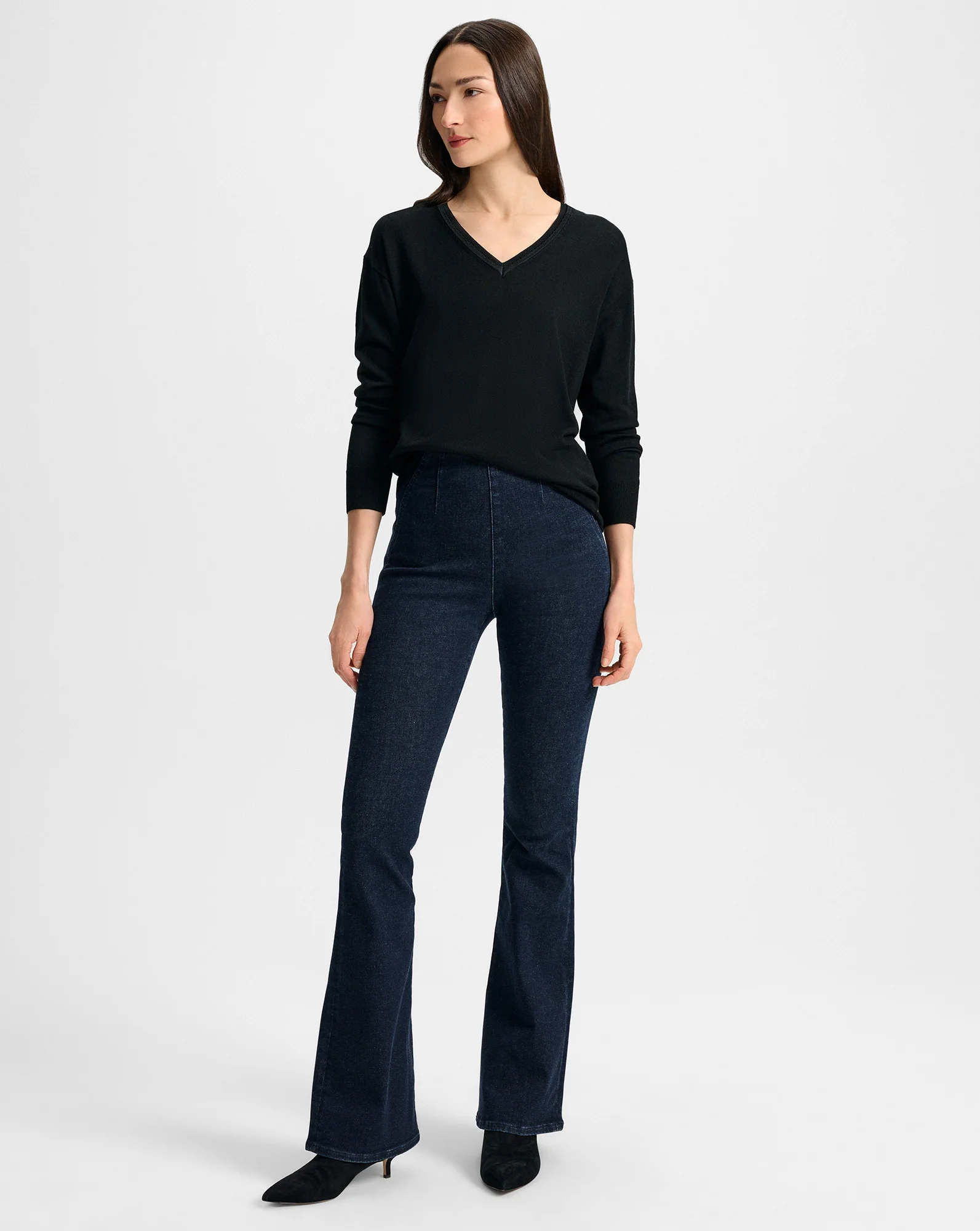 Beverly Off-Duty Skinny-Flare Jean - Image 3