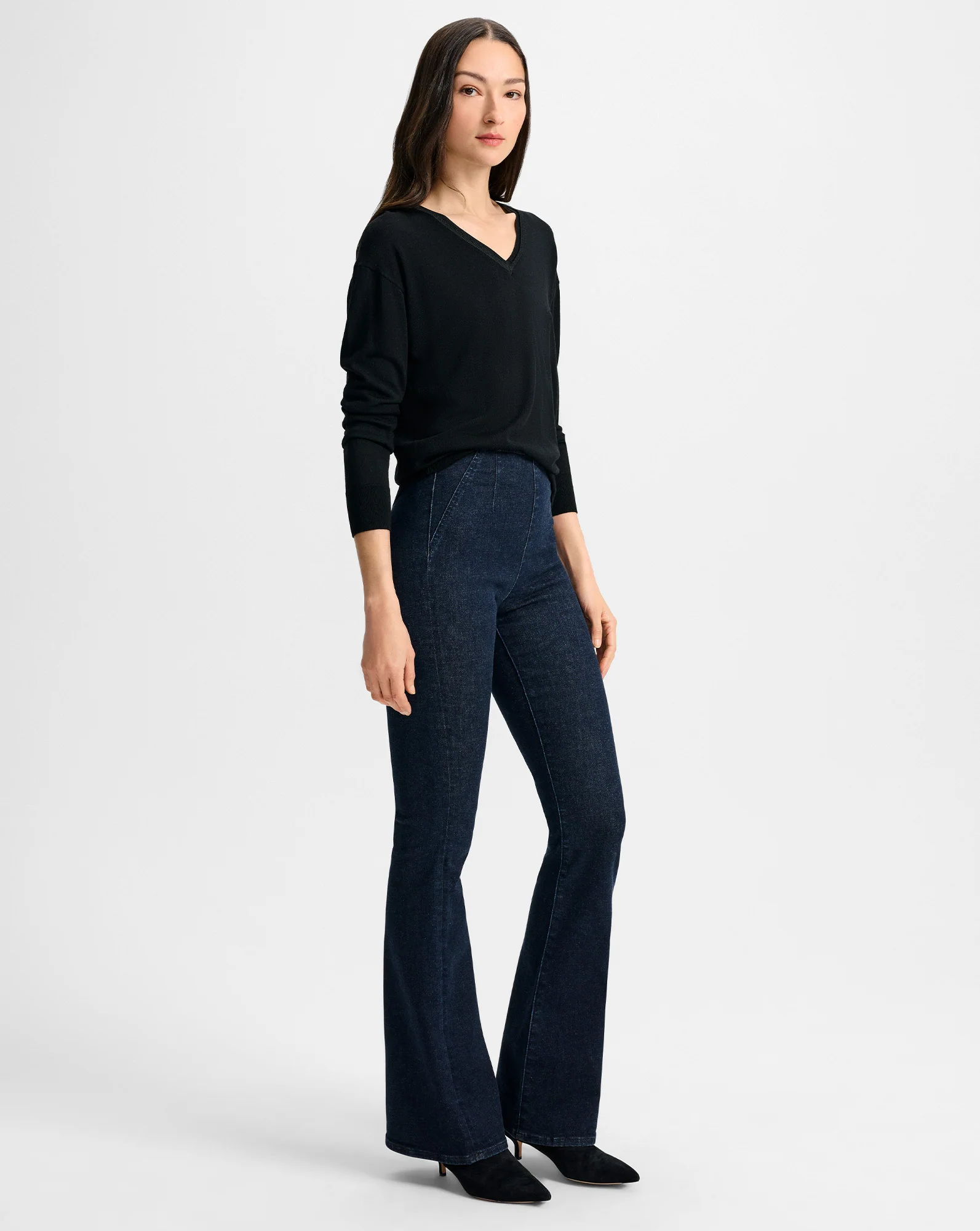 Beverly Off-Duty Skinny-Flare Jean - Image 4