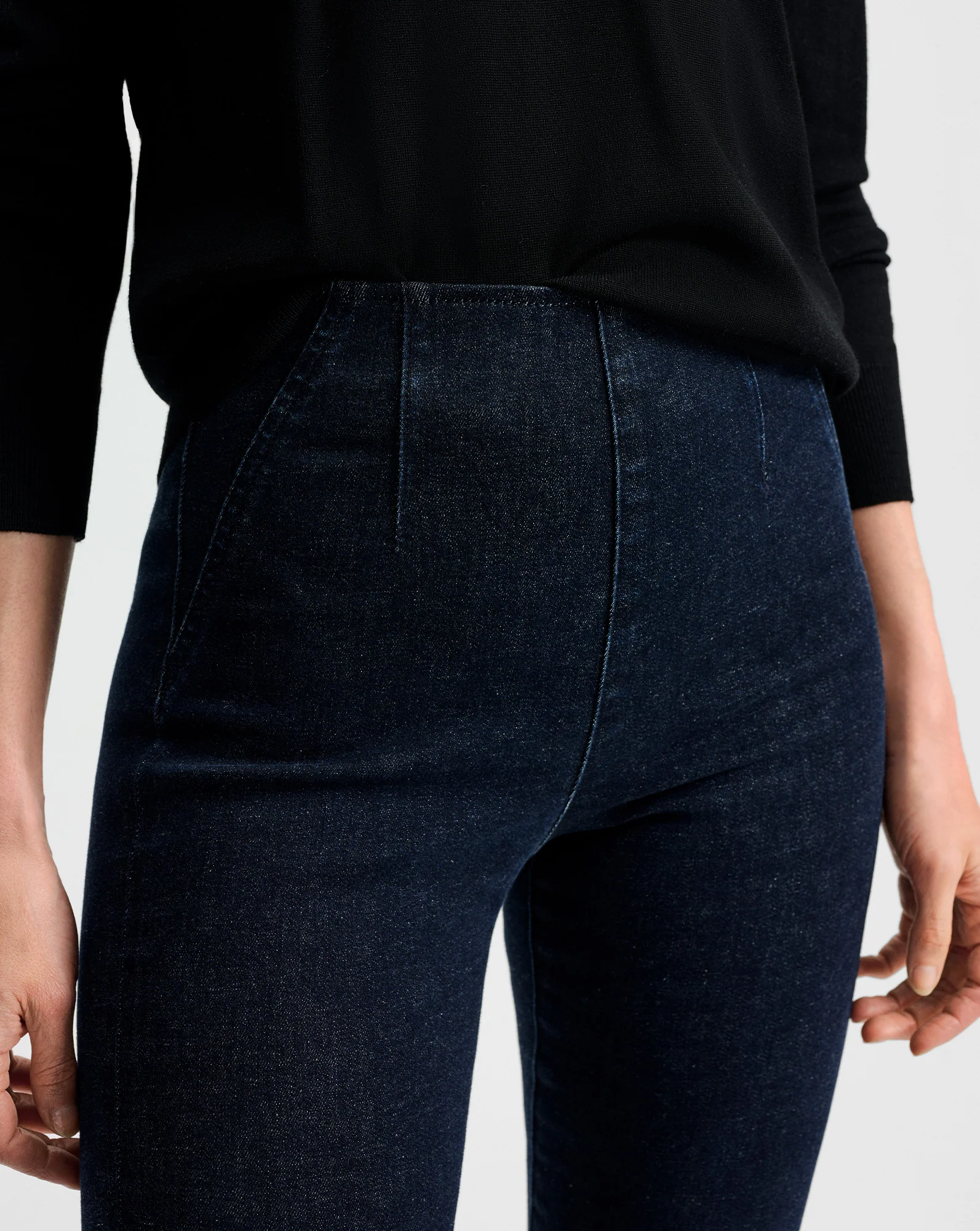 Beverly Off-Duty Skinny-Flare Jean - Image 7