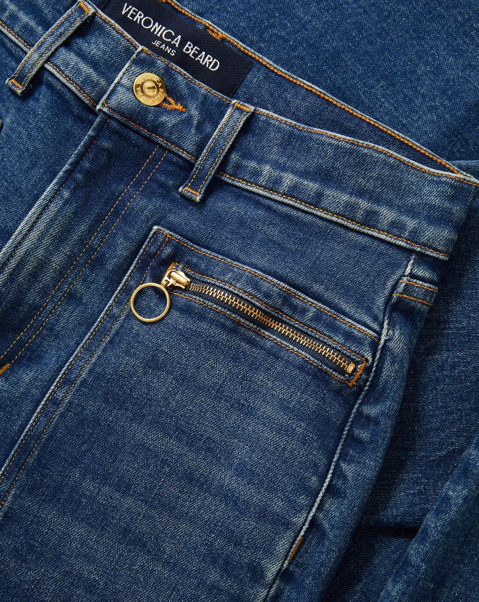 Beverly Patch-Pocket Skinny-Flare Jean - Image 4