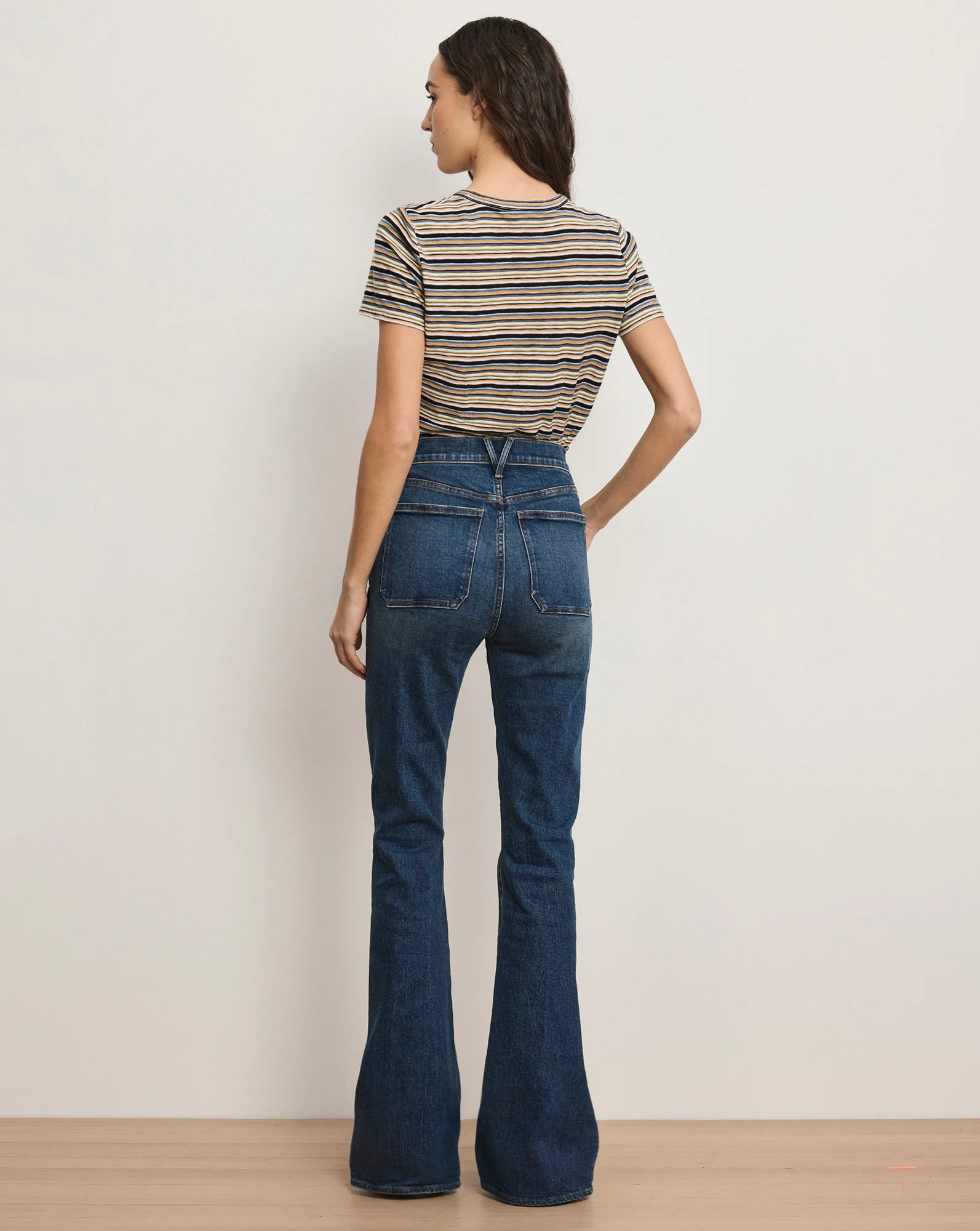 Beverly Patch-Pocket Skinny-Flare Jean - Image 5