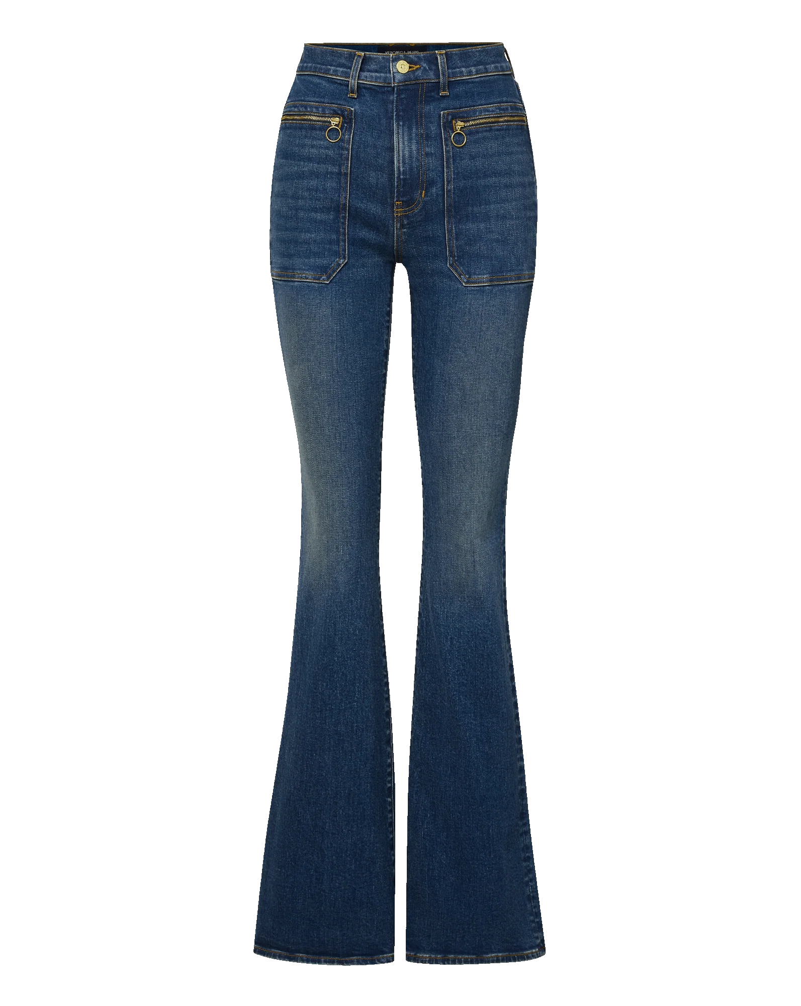 Beverly Patch-Pocket Skinny-Flare Jean - Image 8