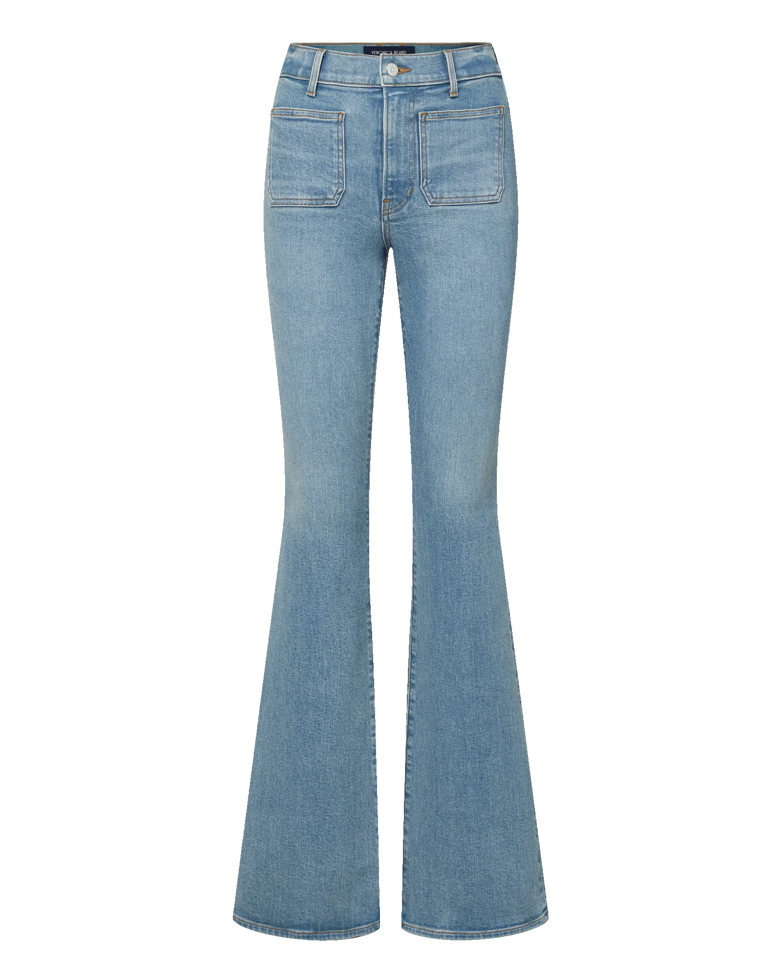 Beverly Patch-Pocket Skinny-Flare Jean - Image 7