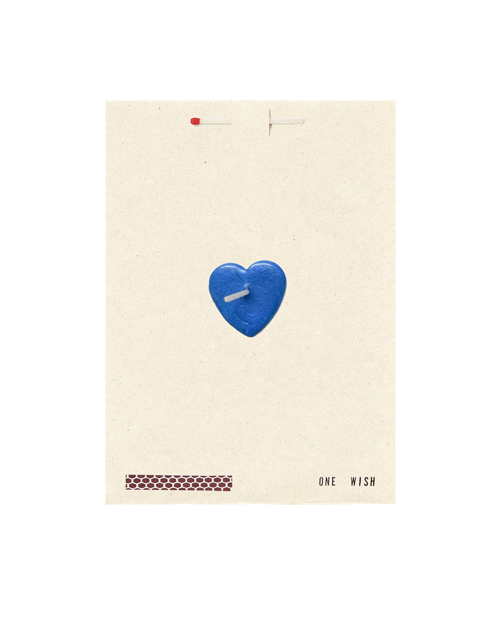 Blue Heart Wish Card - Image 2