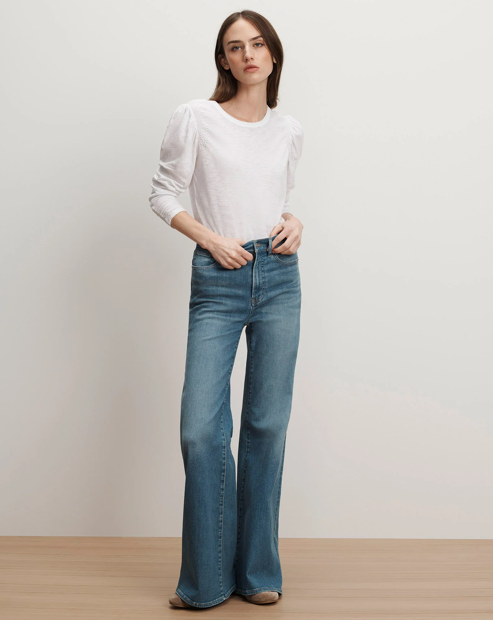 Bouvet Smocked-Shoulder T-Shirt - Image 2