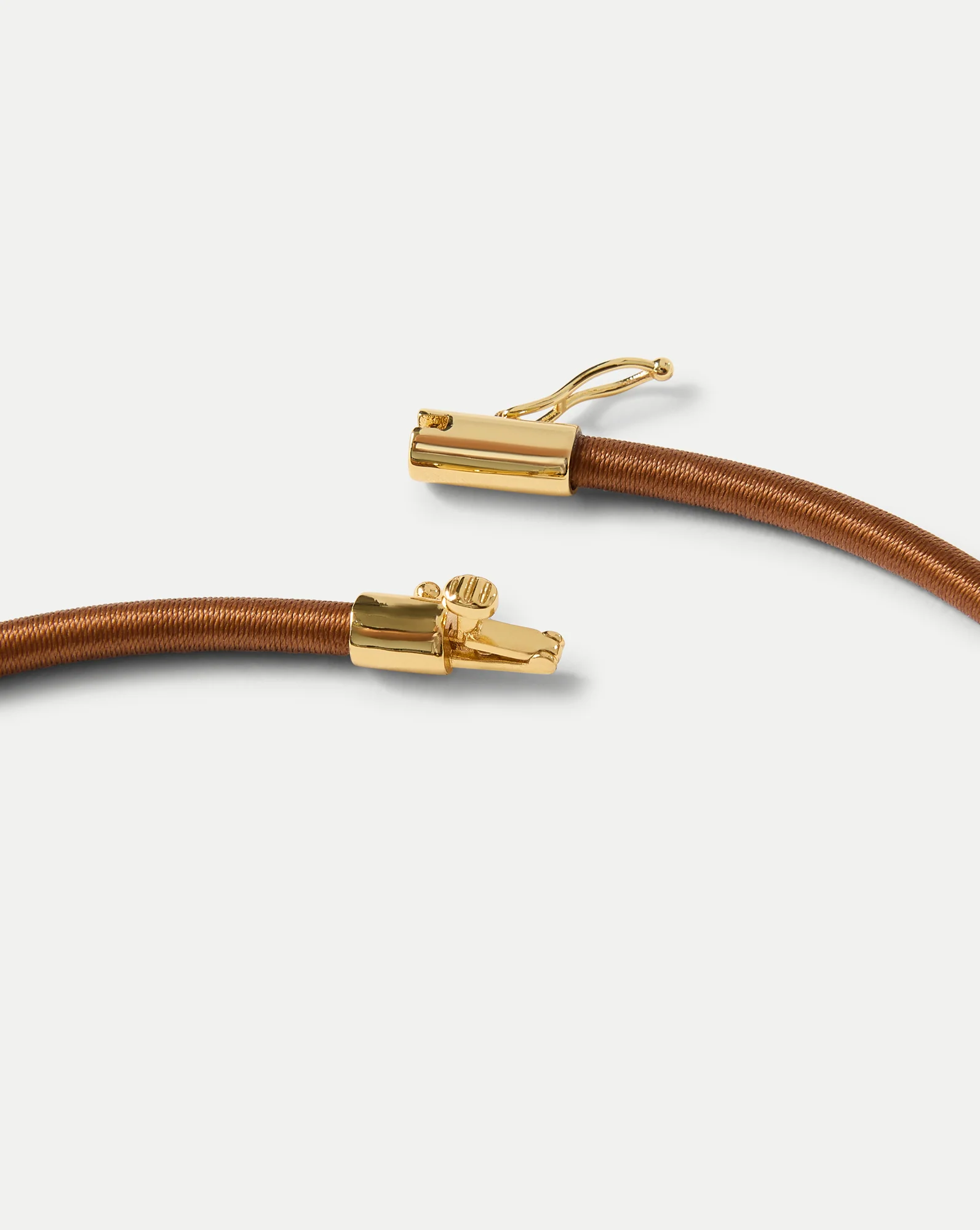 Brown Cord Pendant Necklace - Image 4