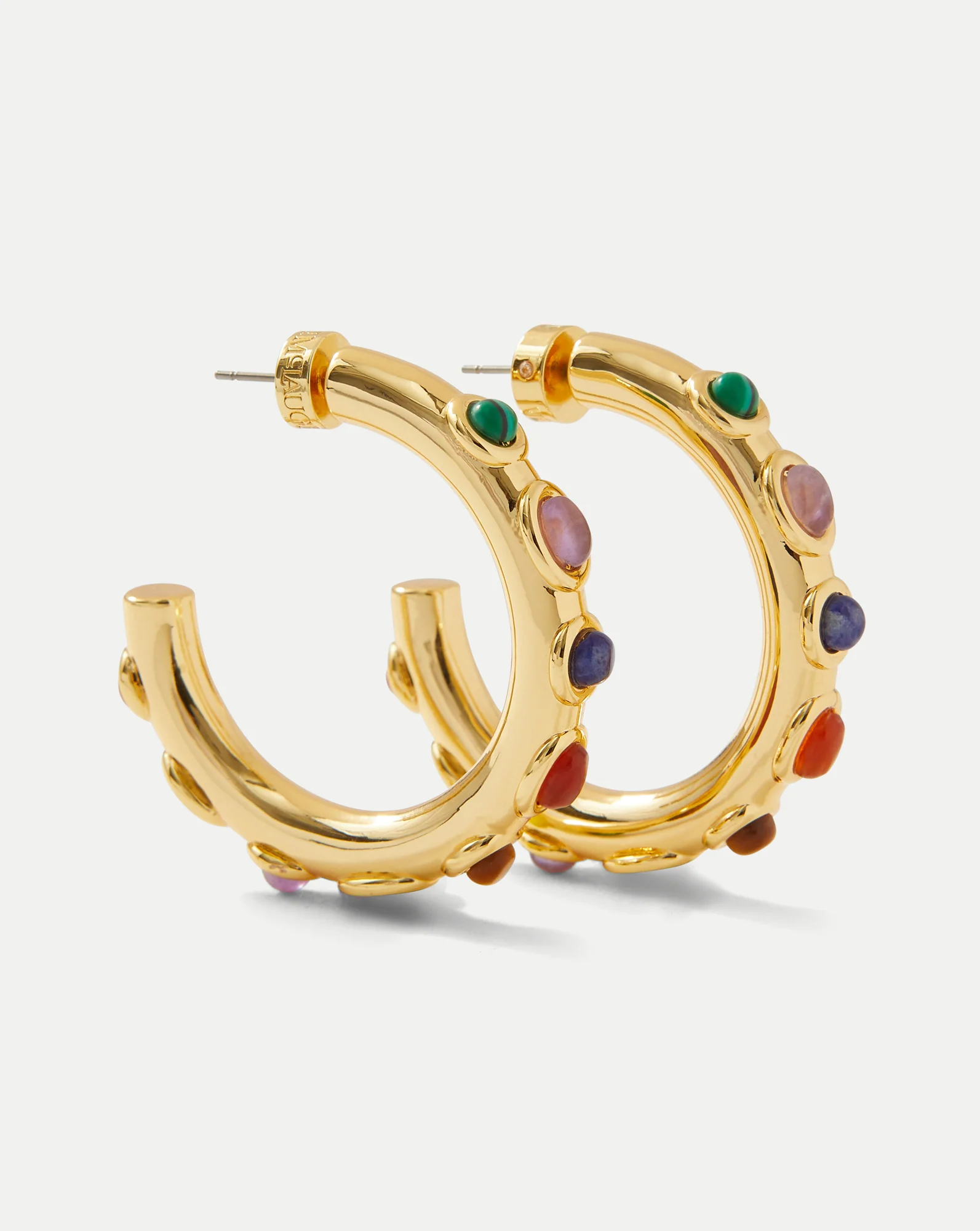Cabochon Embellished Hoop - Image 3