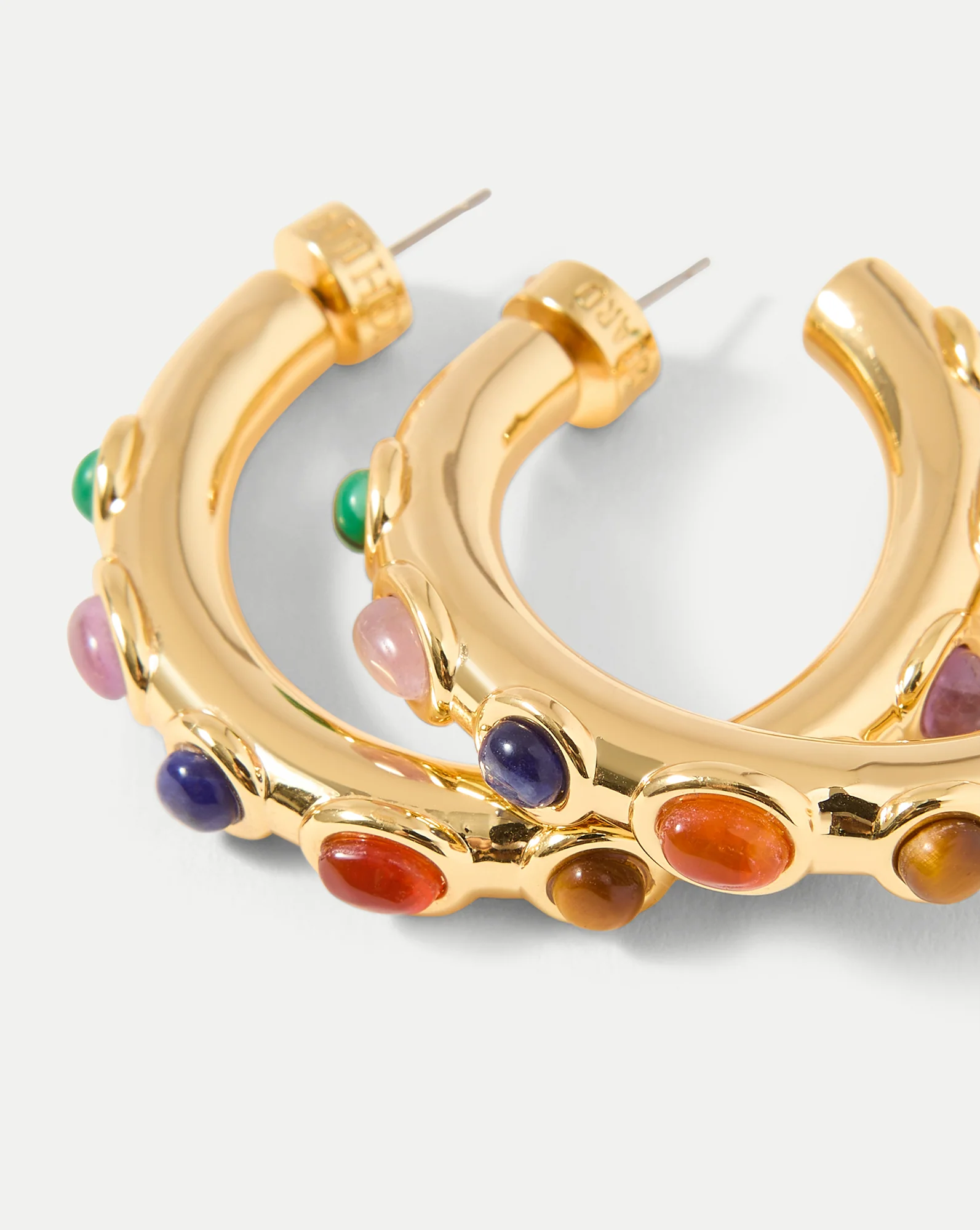 Cabochon Embellished Hoop - Image 5