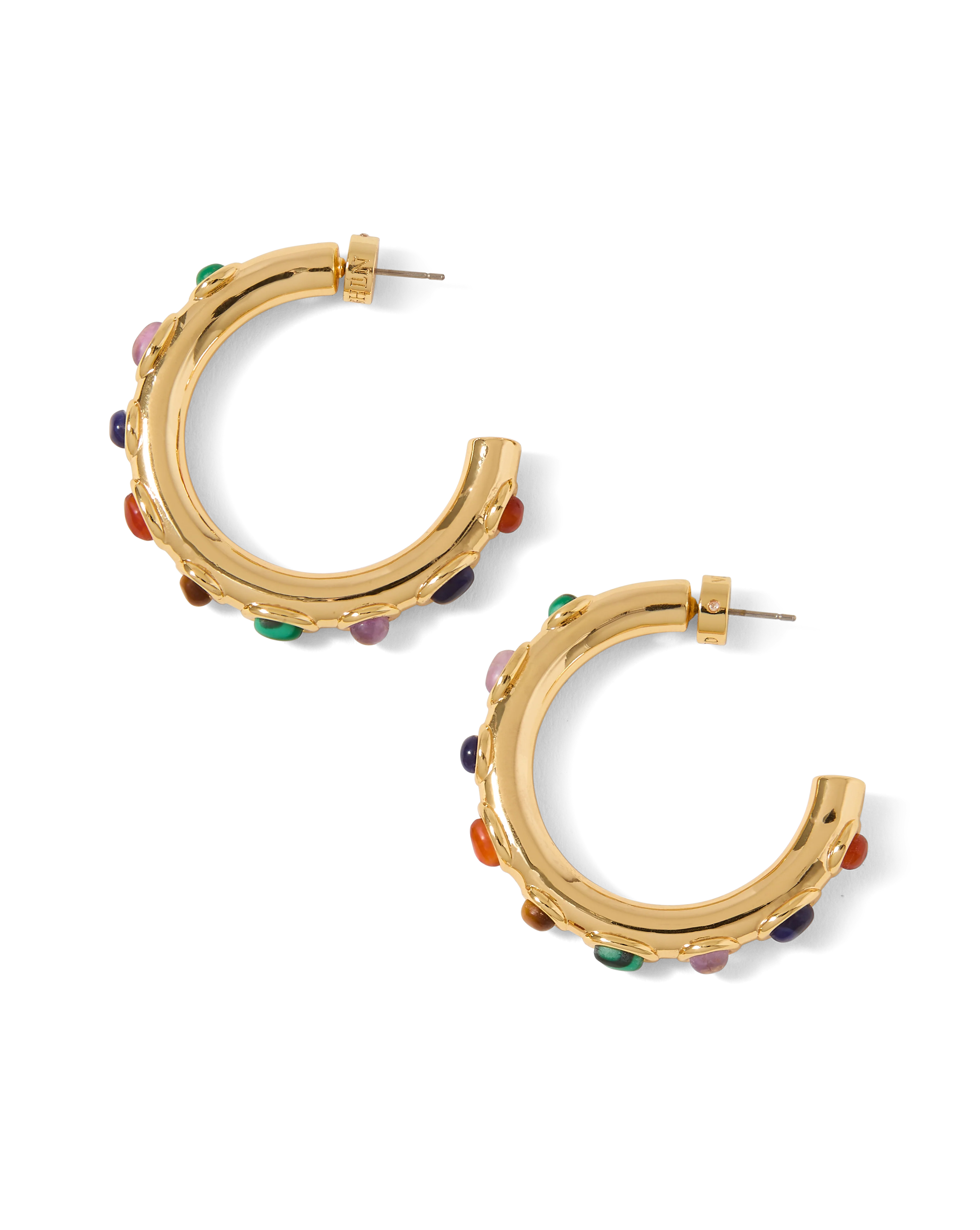 Cabochon Embellished Hoop - Image 6