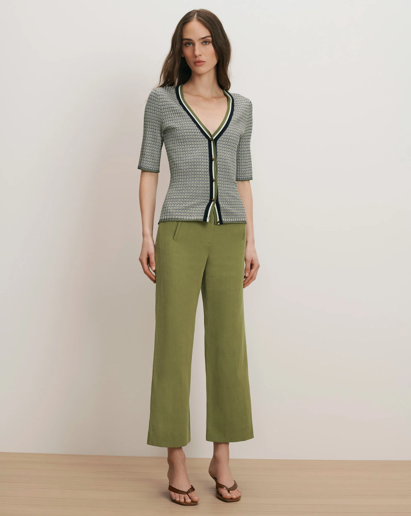 Calliope Knit Button-Front Top - Image 2