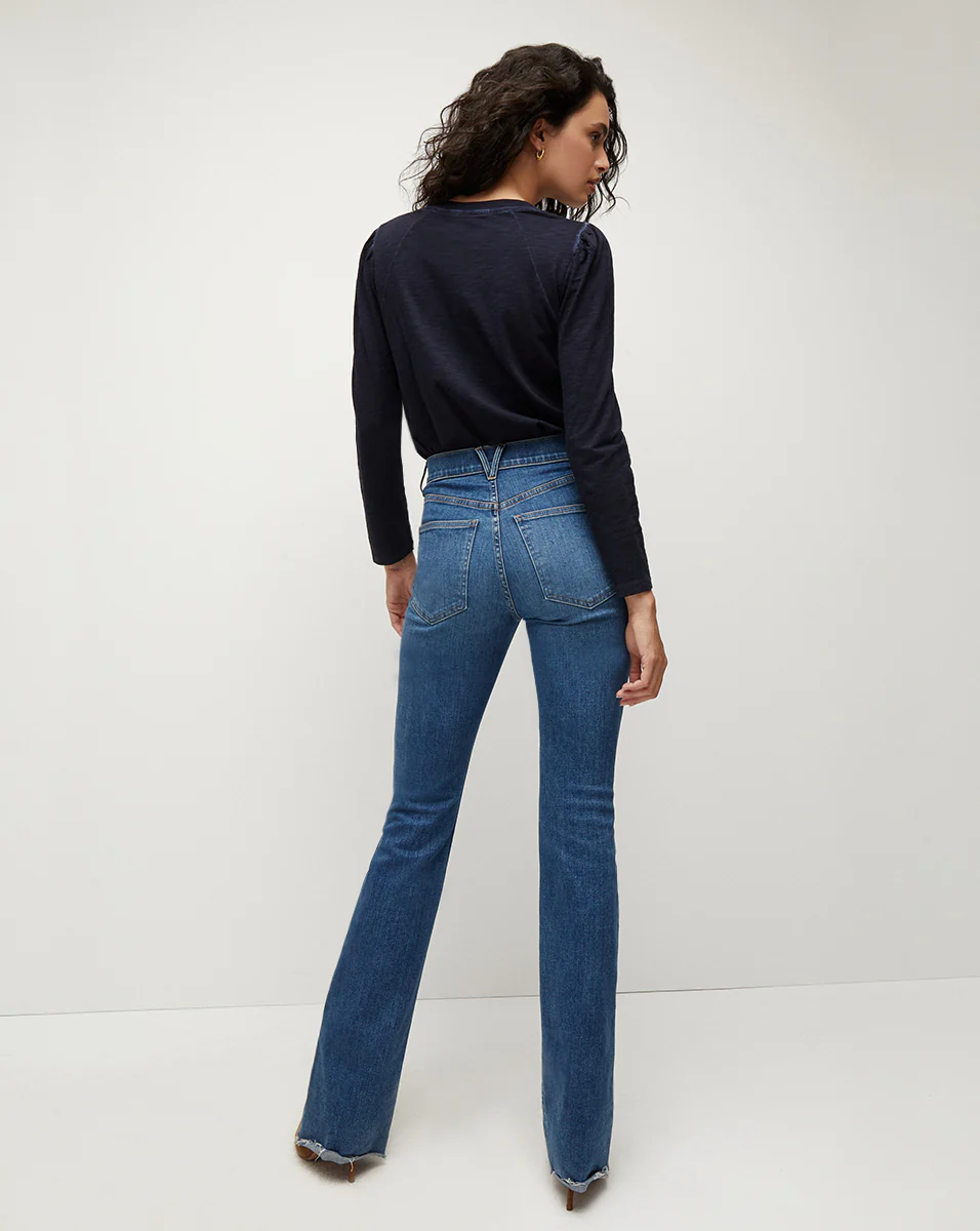 Cameron Raw Hem Bootcut Jean - Image 4
