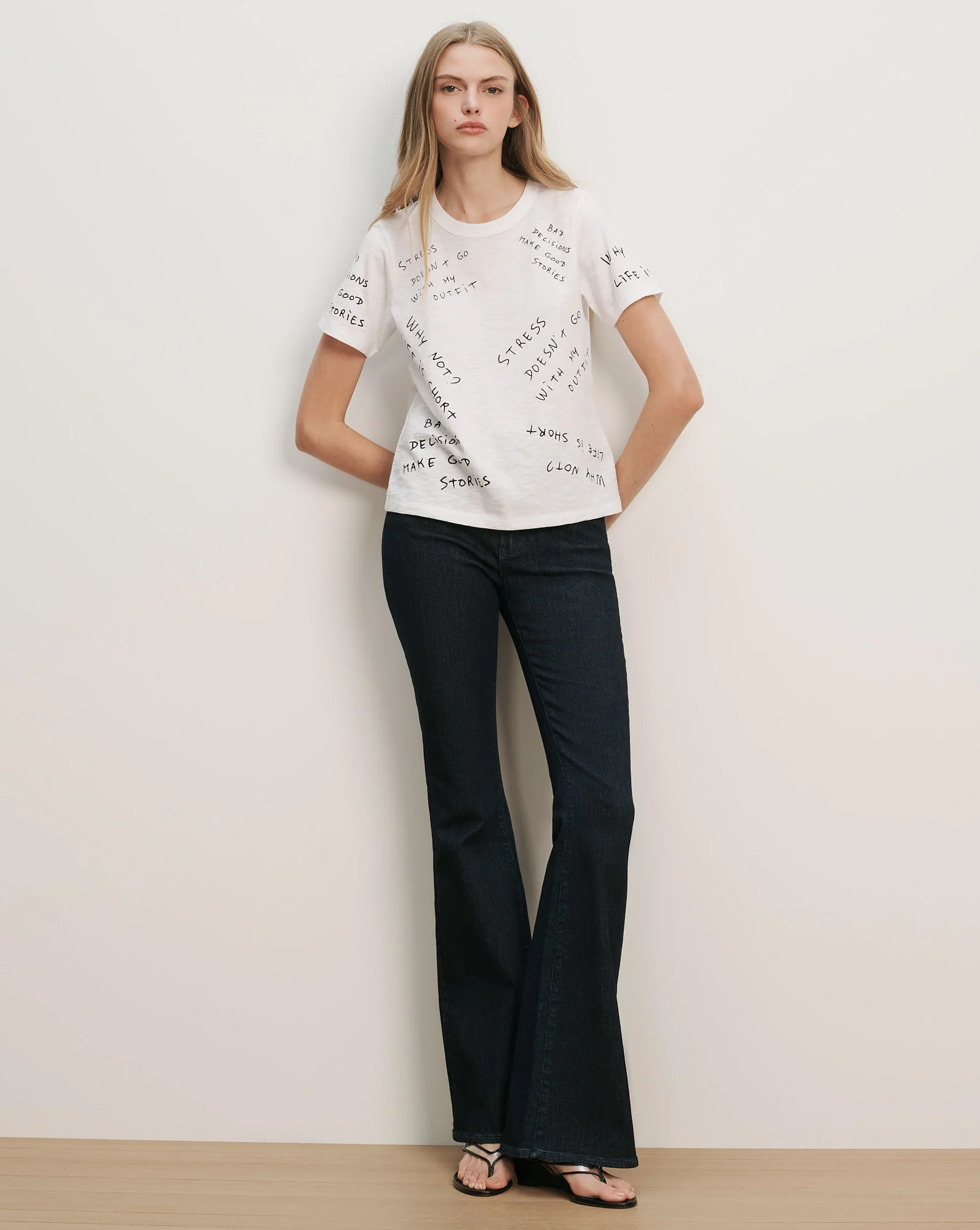 Carla Printed Crewneck T-Shirt - Image 2