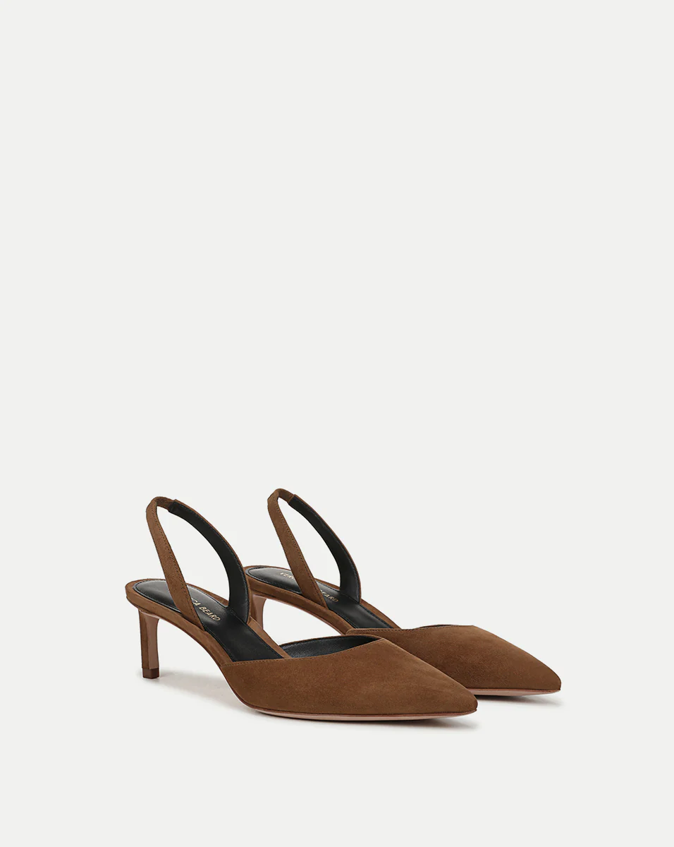 Caroline Suede Slingback Pump - Image 3