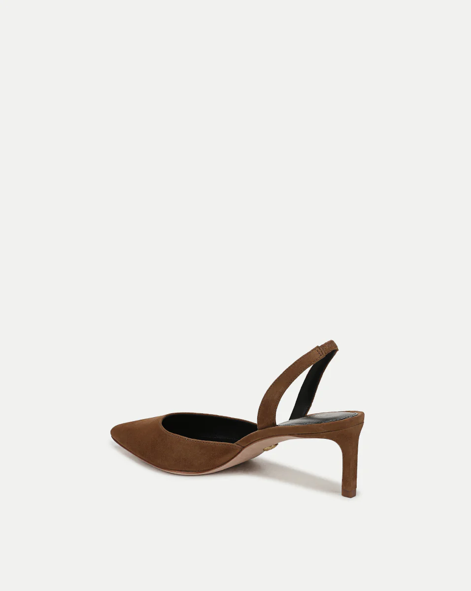 Caroline Suede Slingback Pump - Image 4