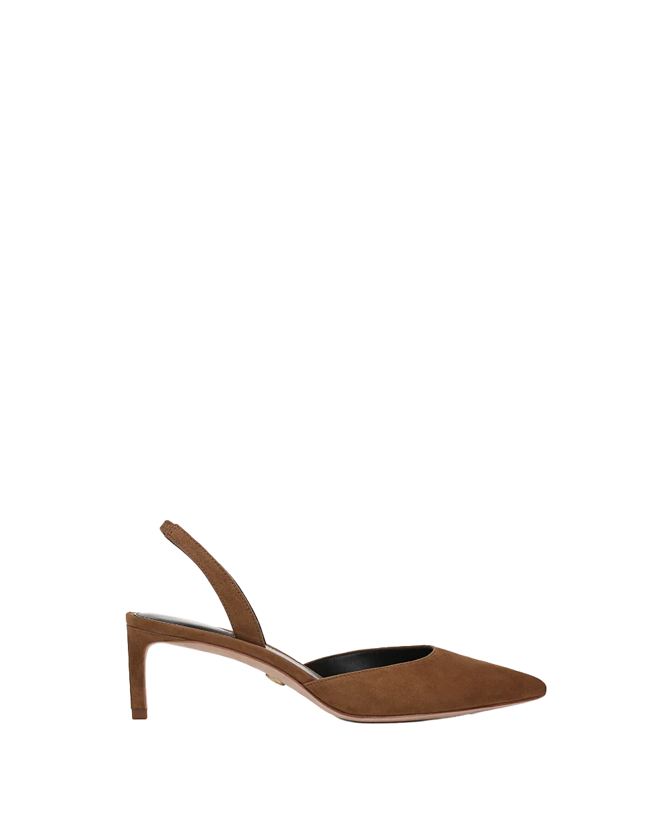 Caroline Suede Slingback Pump - Image 6