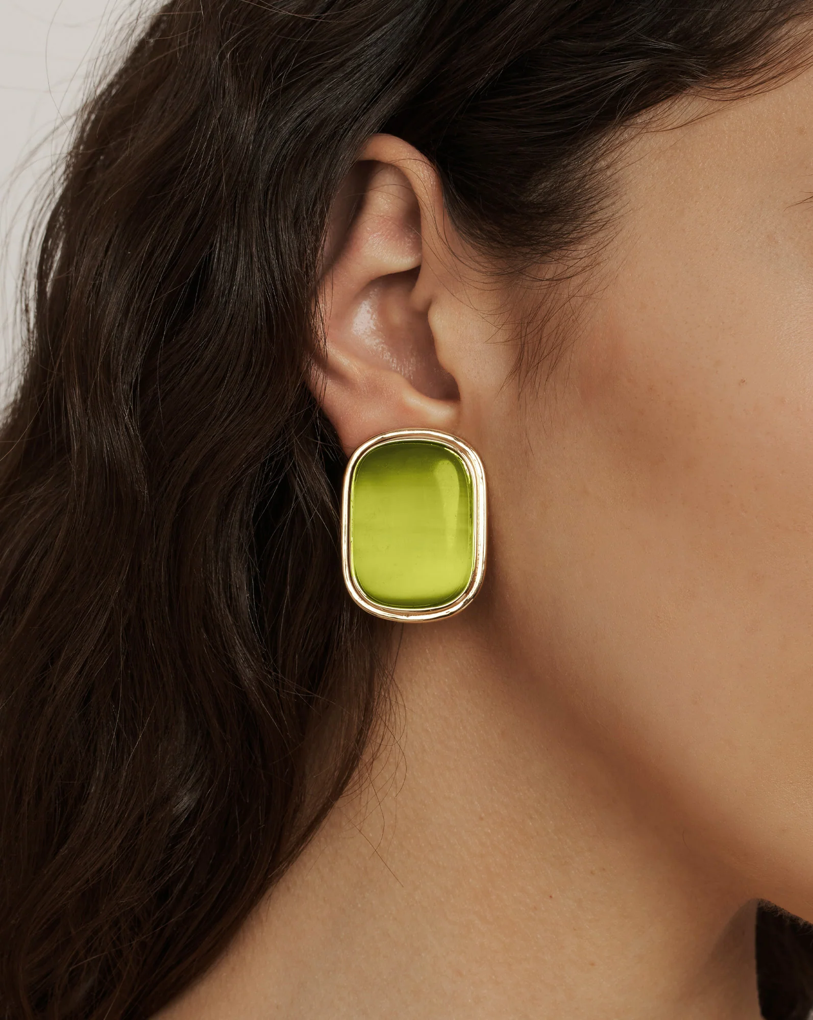 Cat’s Eye Stone Earring - Image 2