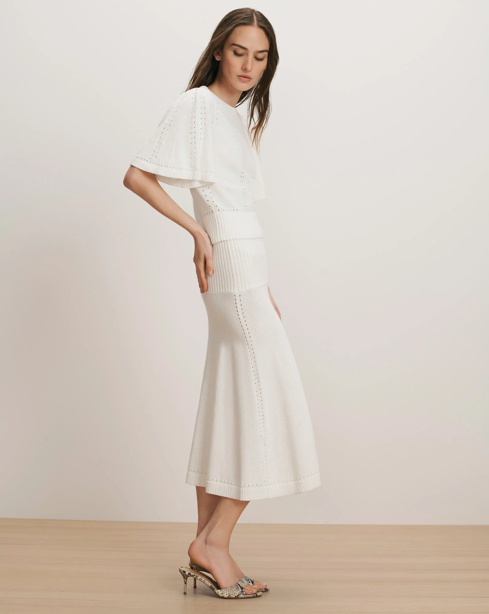 Cazian Knit Midi Skirt - Image 3
