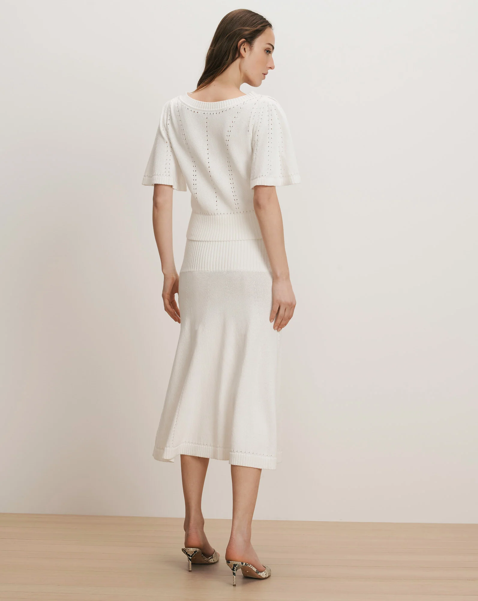 Cazian Knit Midi Skirt - Image 5