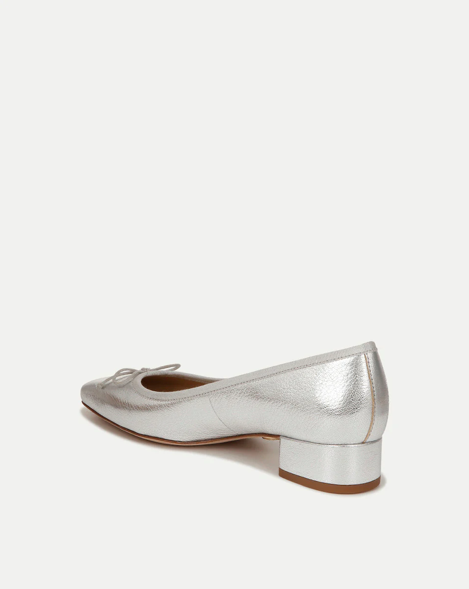 Cecile Metallic Leather Ballet Pump - Image 8