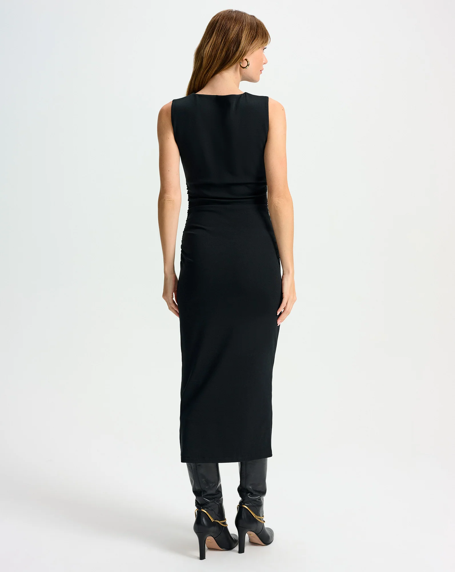 Charissa Stretch-Cotton Midi Dress - Image 4