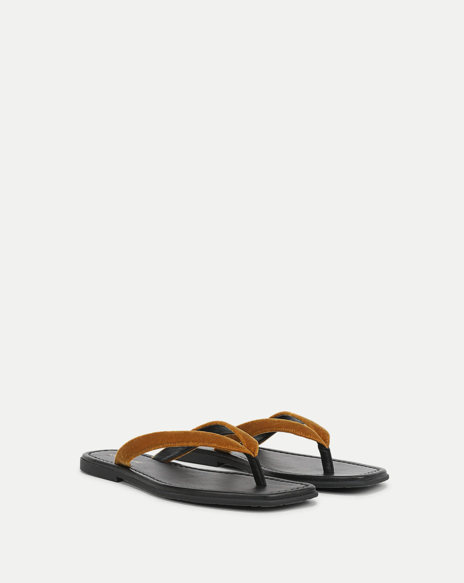 Clea Velvet Flip-Flop Sandal - Image 2