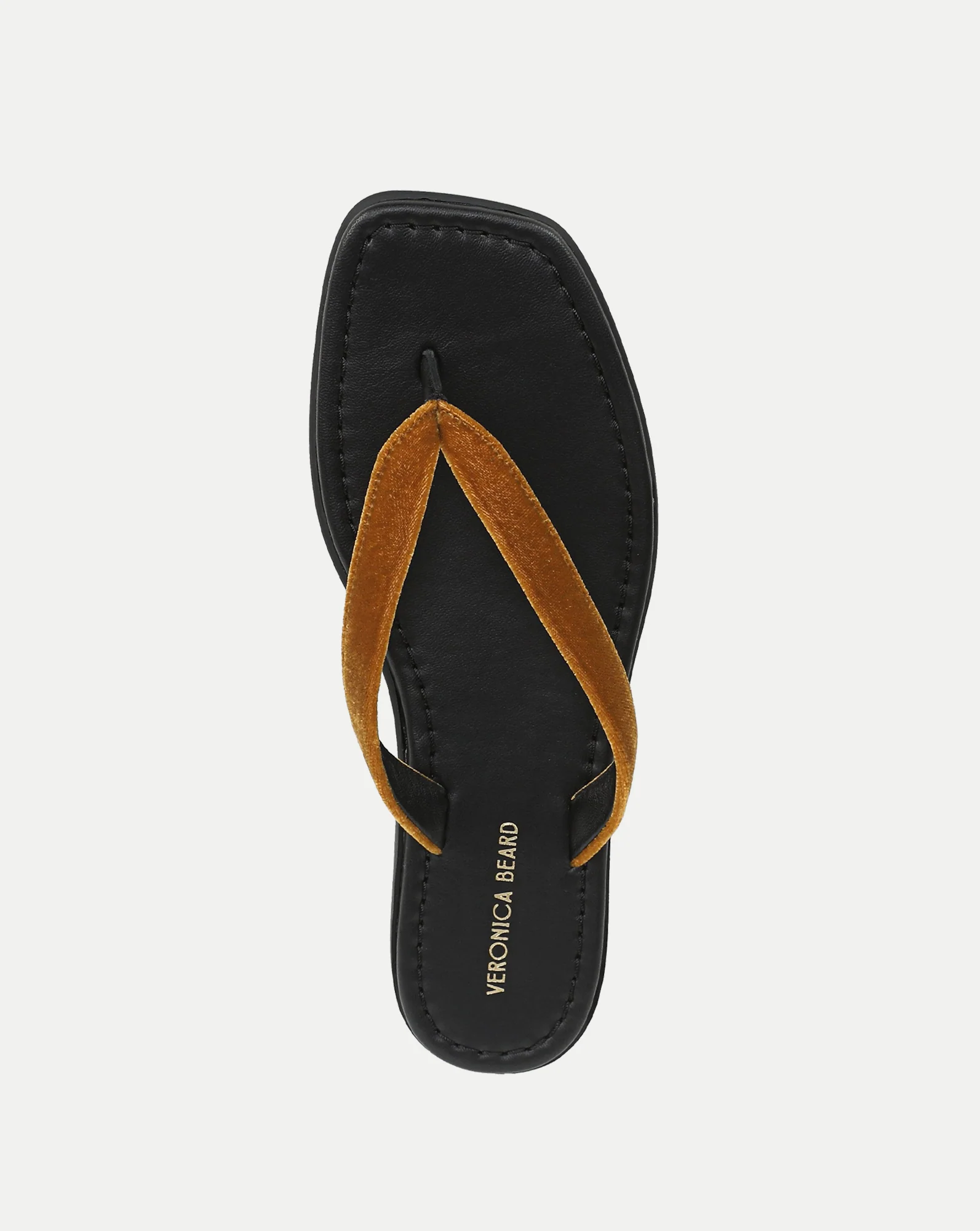 Clea Velvet Flip-Flop Sandal - Image 3